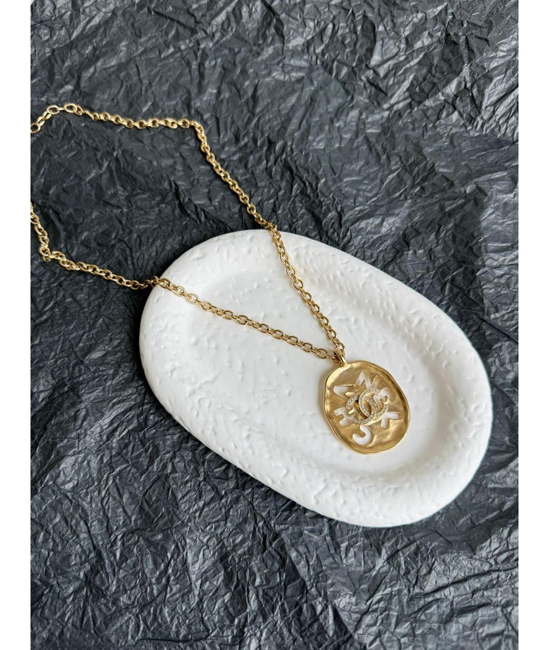 CHANEL Золотое колье, фото 6