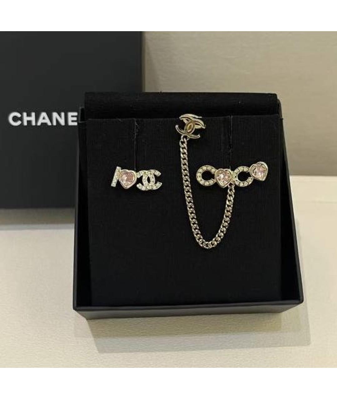 CHANEL Золотые серьги, фото 3