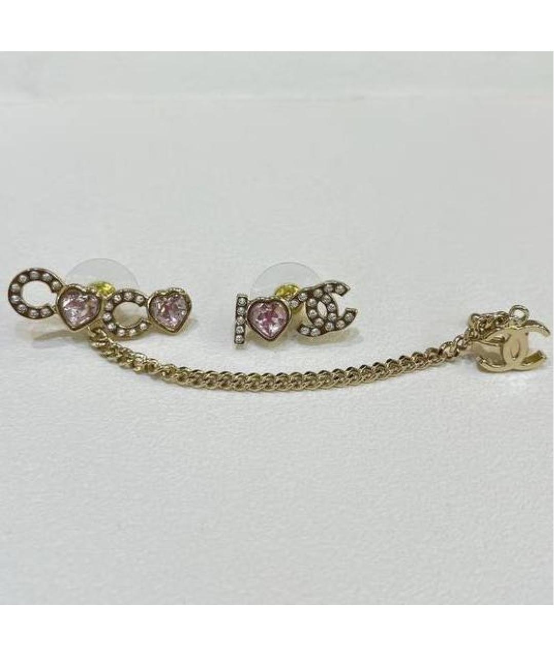 CHANEL Золотые серьги, фото 4