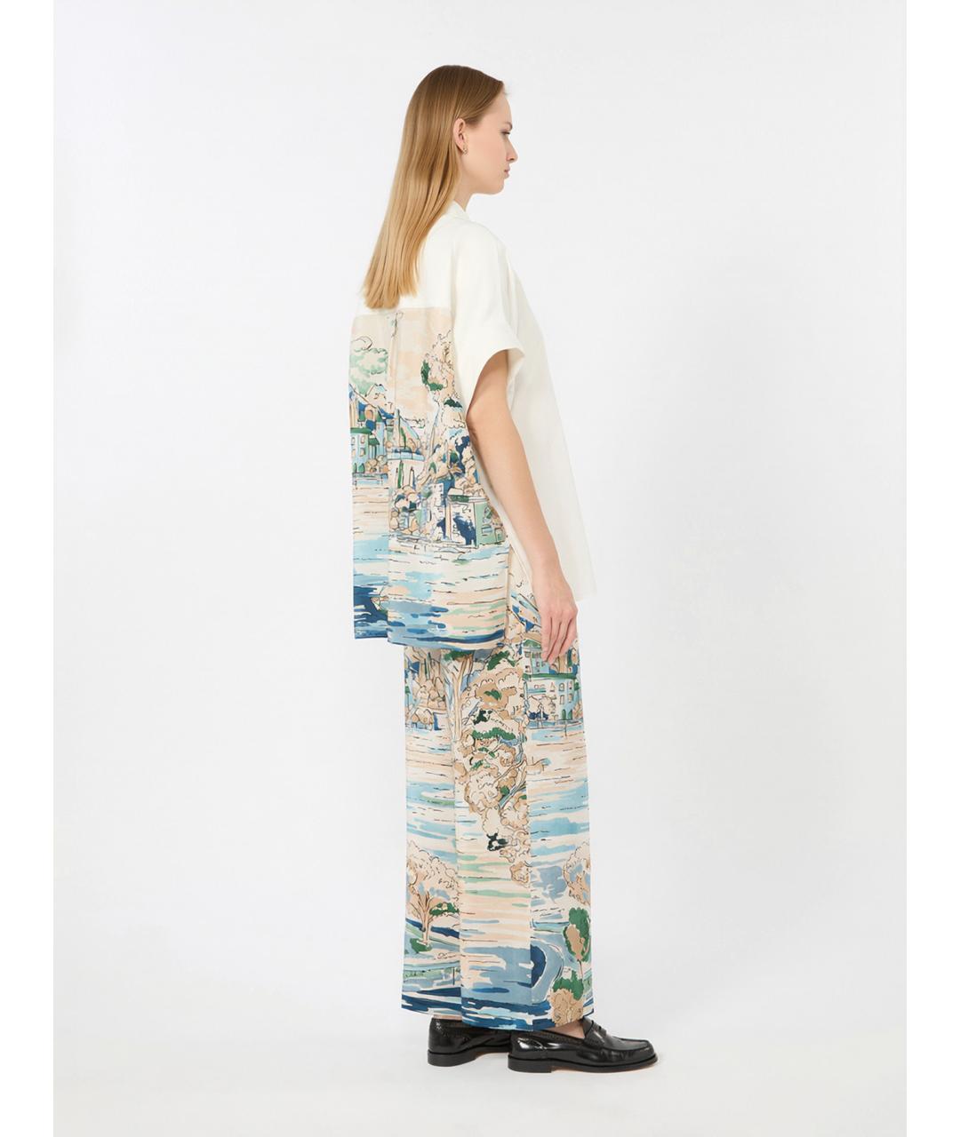 WEEKEND MAX MARA Мульти хлопковая рубашка, фото 2