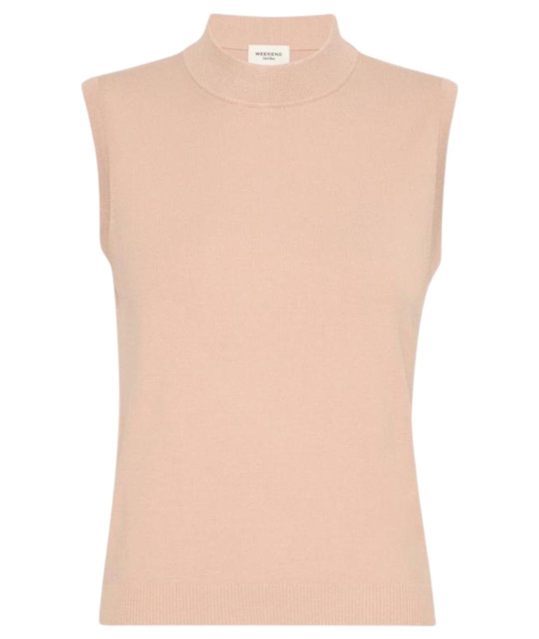WEEKEND MAX MARA Розовая вискозная майка, фото 1