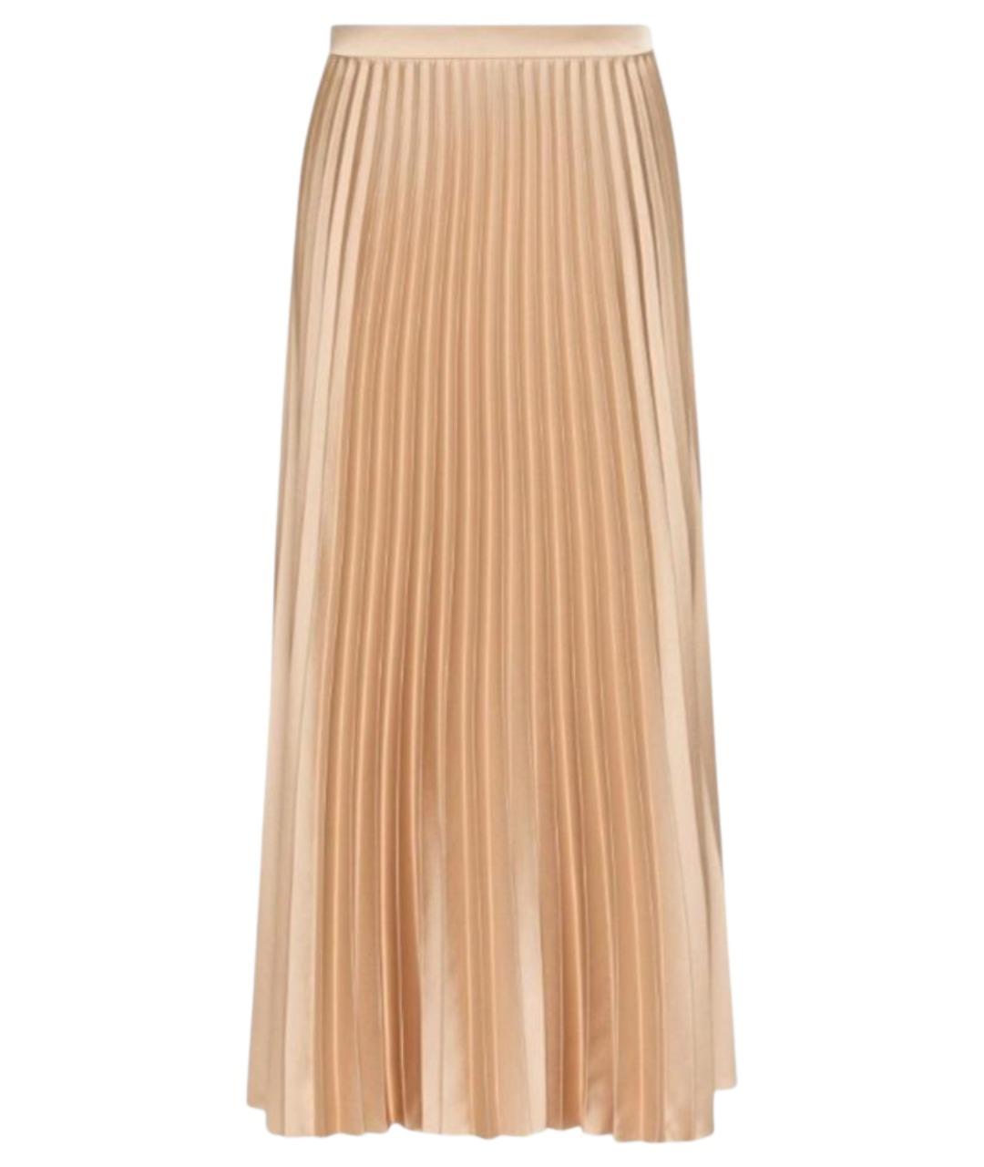 WEEKEND MAX MARA Розовая полиэстеровая юбка макси, фото 1