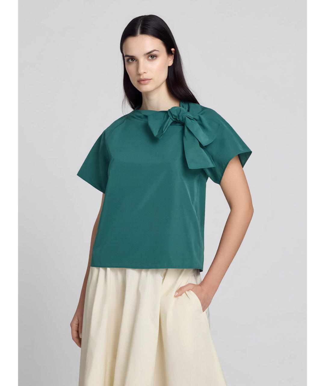 WEEKEND MAX MARA Зеленая полиэстеровая блузы, фото 3