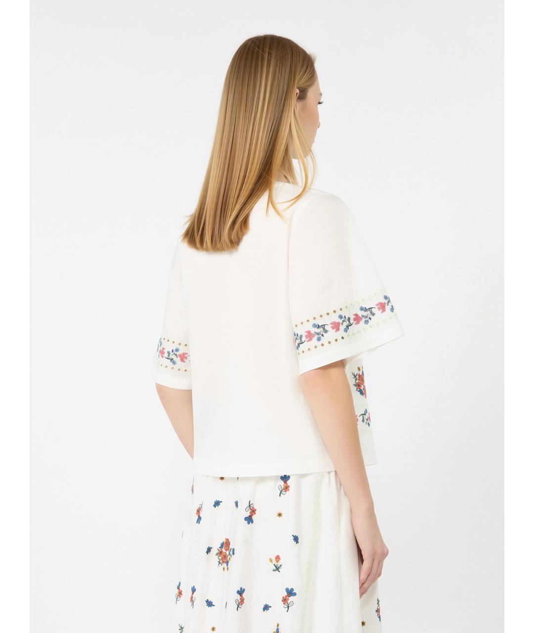 WEEKEND MAX MARA Мульти хлопковая блузы, фото 4