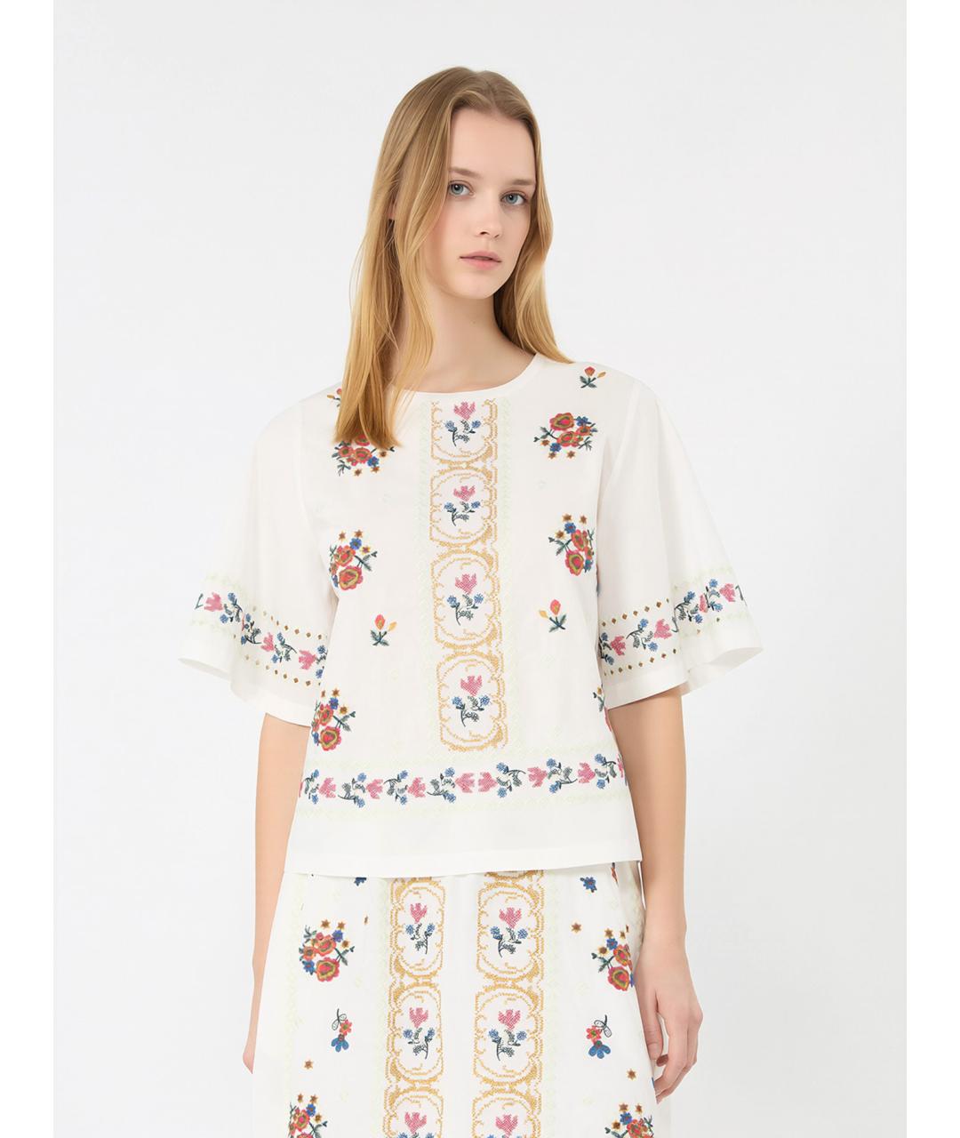 WEEKEND MAX MARA Мульти хлопковая блузы, фото 3