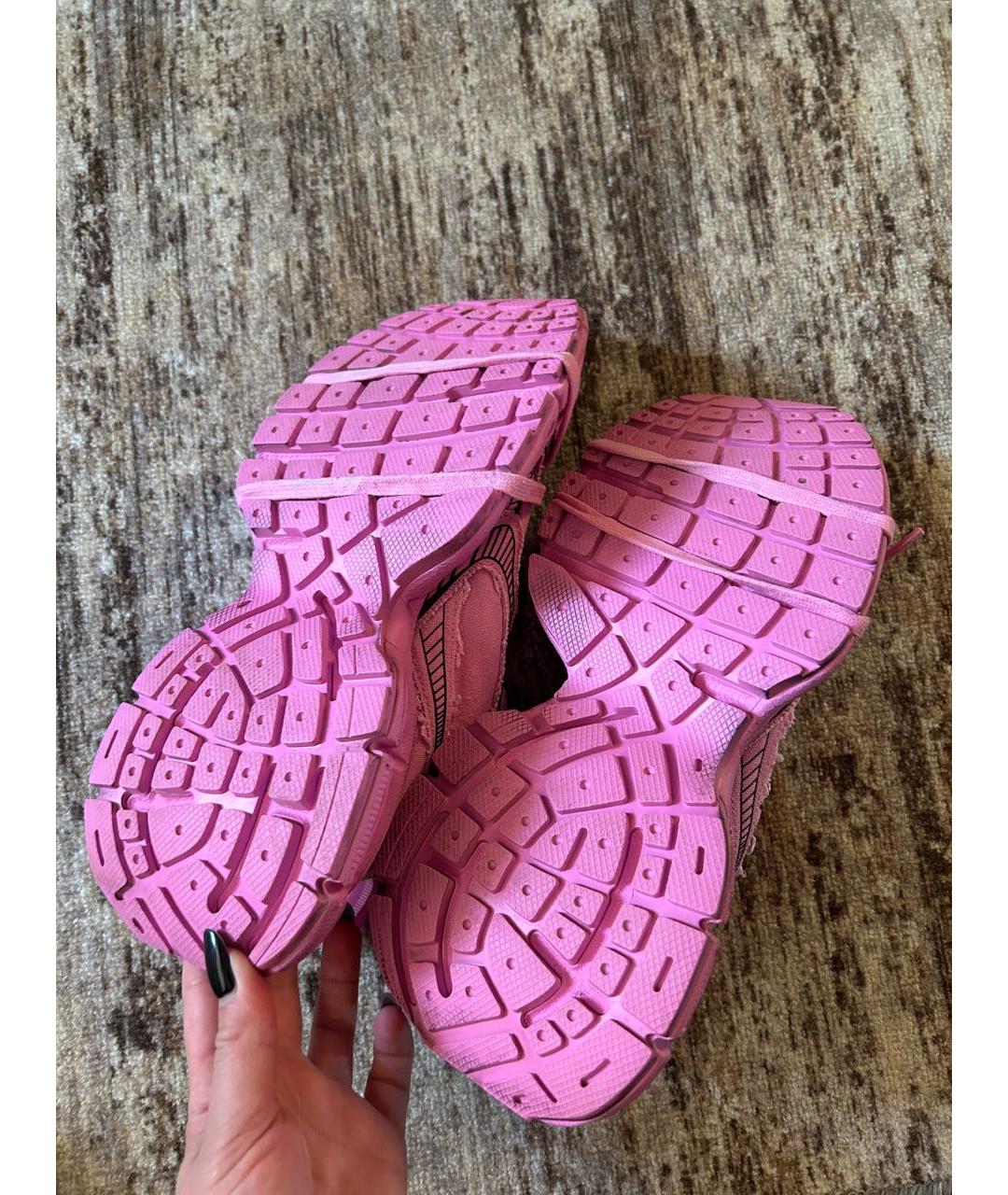 BALENCIAGA Розовые кроссовки, фото 4