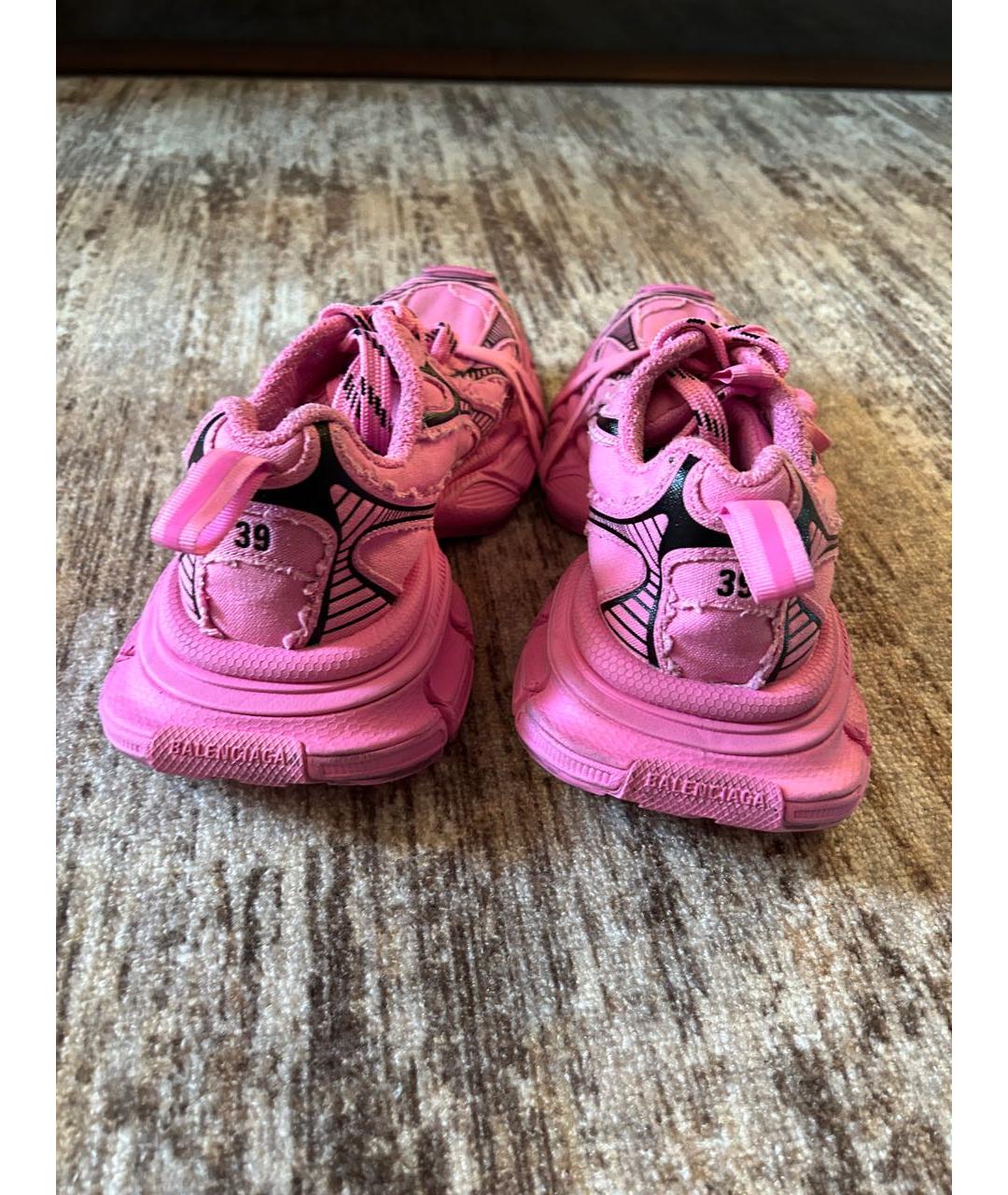 BALENCIAGA Розовые кроссовки, фото 3