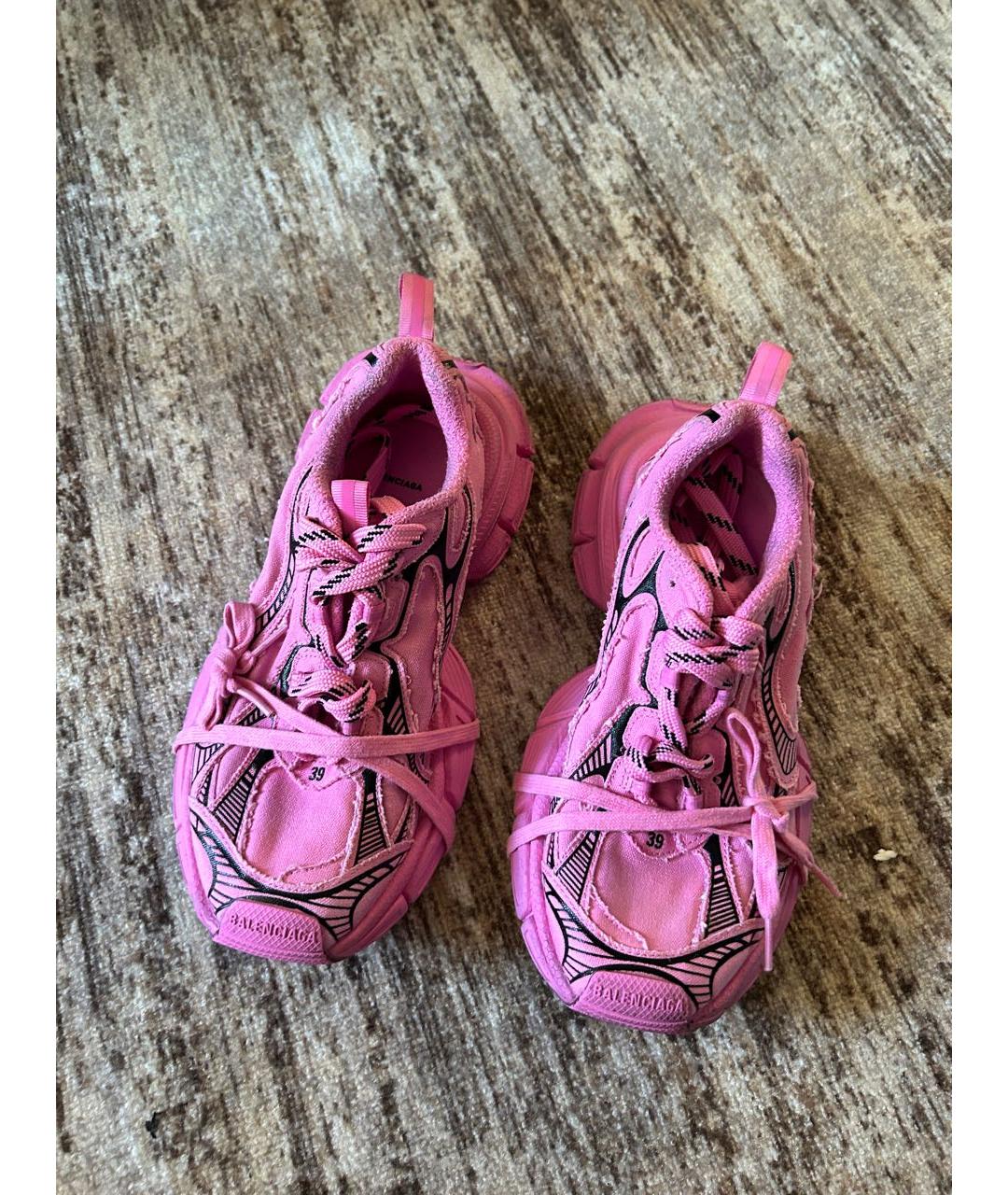 BALENCIAGA Розовые кроссовки, фото 2