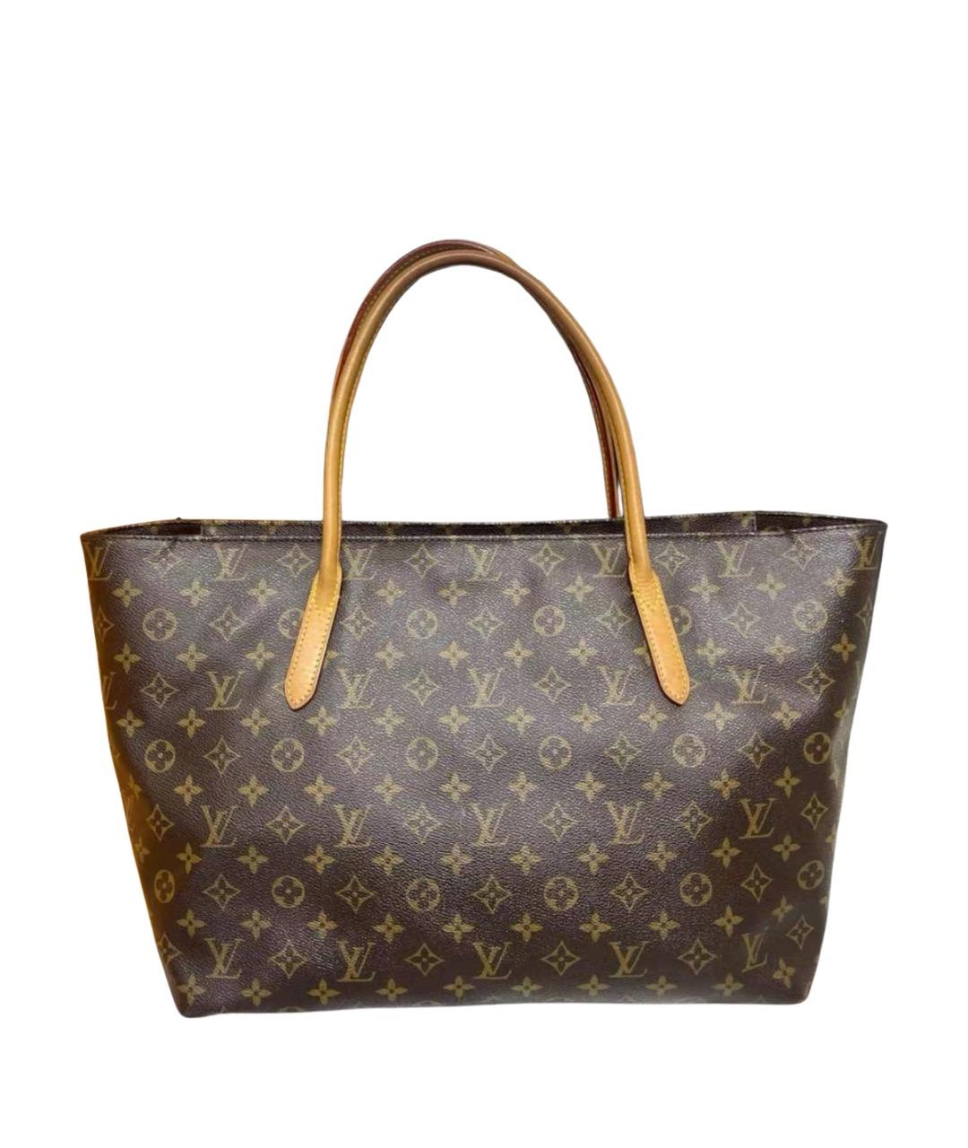 LOUIS VUITTON Коричневая канва сумка тоут, фото 1