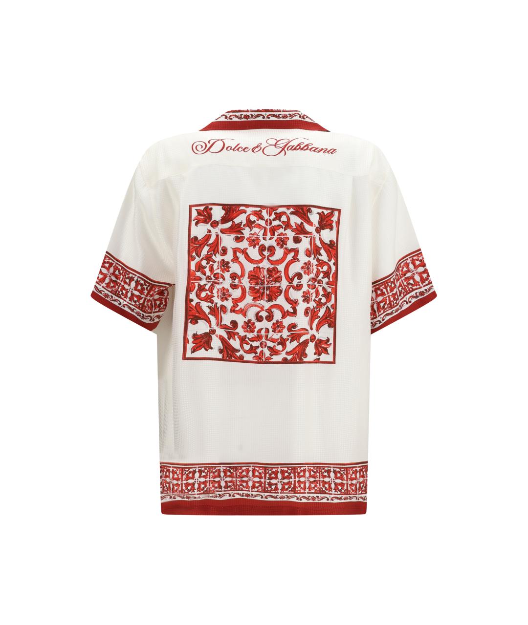 DOLCE&GABBANA Мульти шелковая кэжуал рубашка, фото 2