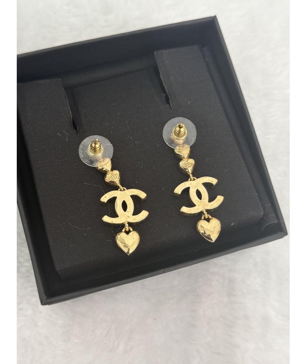 CHANEL Золотые серьги, фото 4