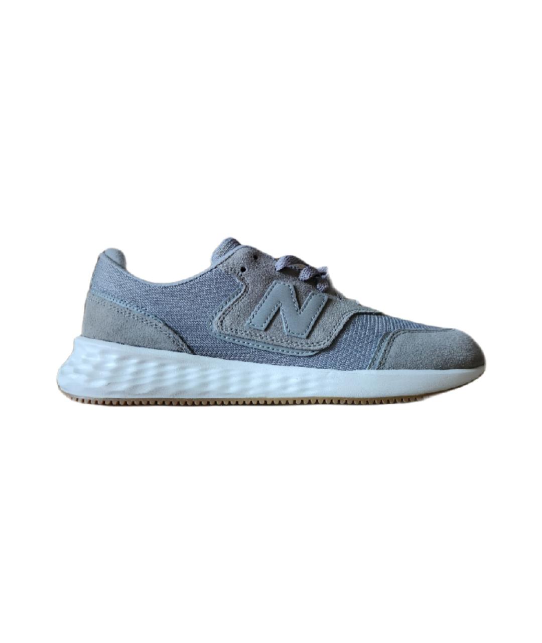 NEW BALANCE Серые замшевые низкие кроссовки / кеды, фото 7