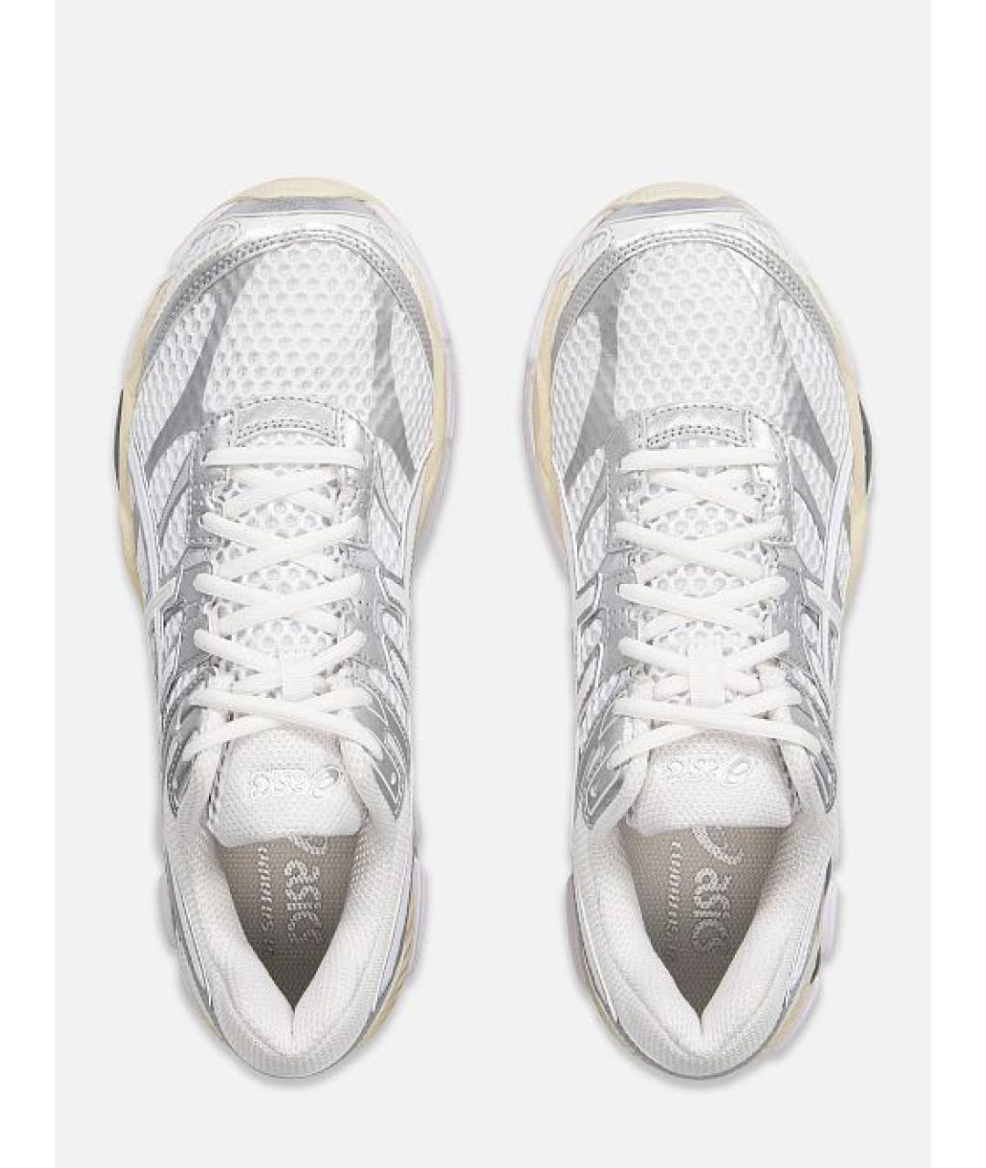 ASICS Белые текстильные низкие кроссовки / кеды, фото 2