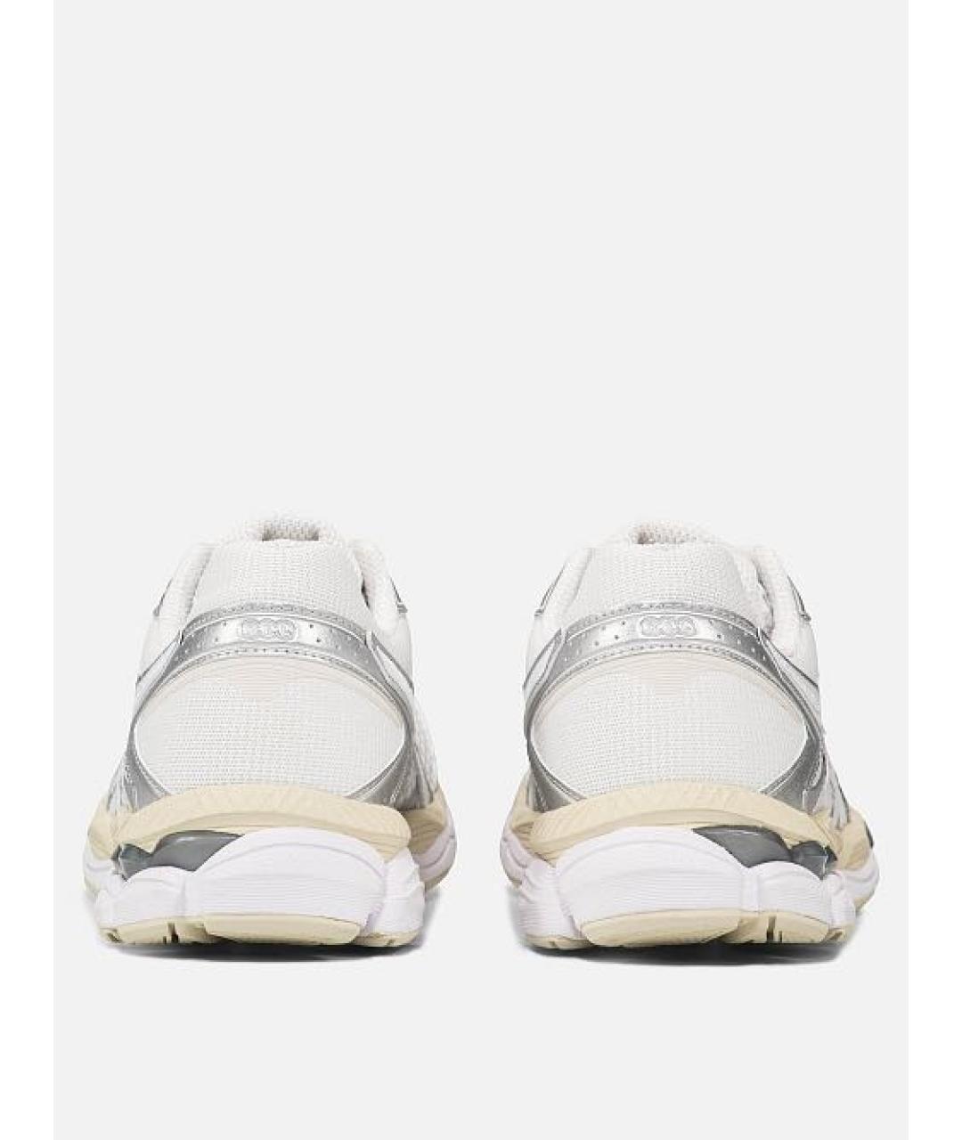 ASICS Белые текстильные низкие кроссовки / кеды, фото 4