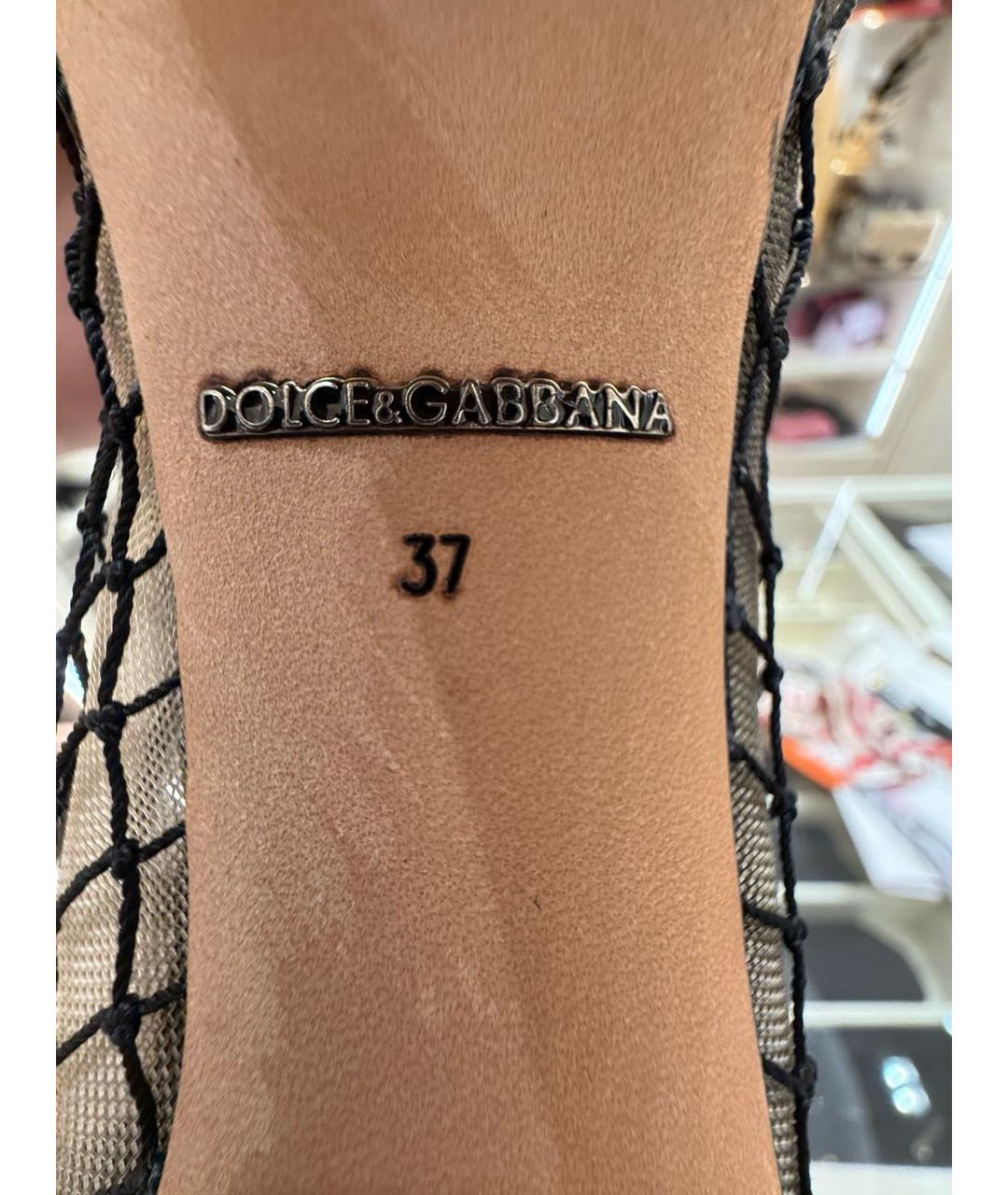 DOLCE&GABBANA Серые замшевые туфли, фото 4