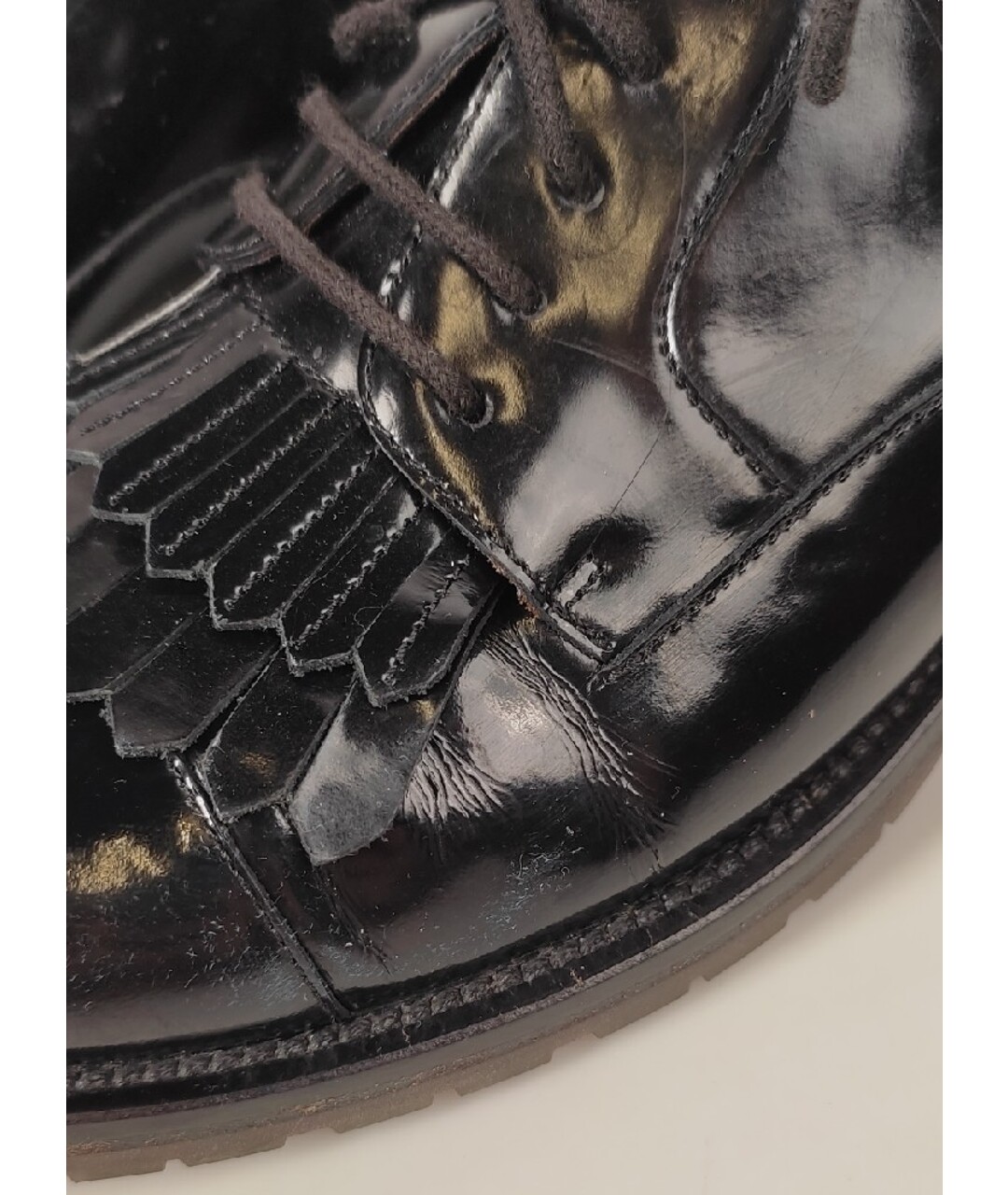 VALENTINO Черные брогги и оксфорды из лакированной кожи, фото 7