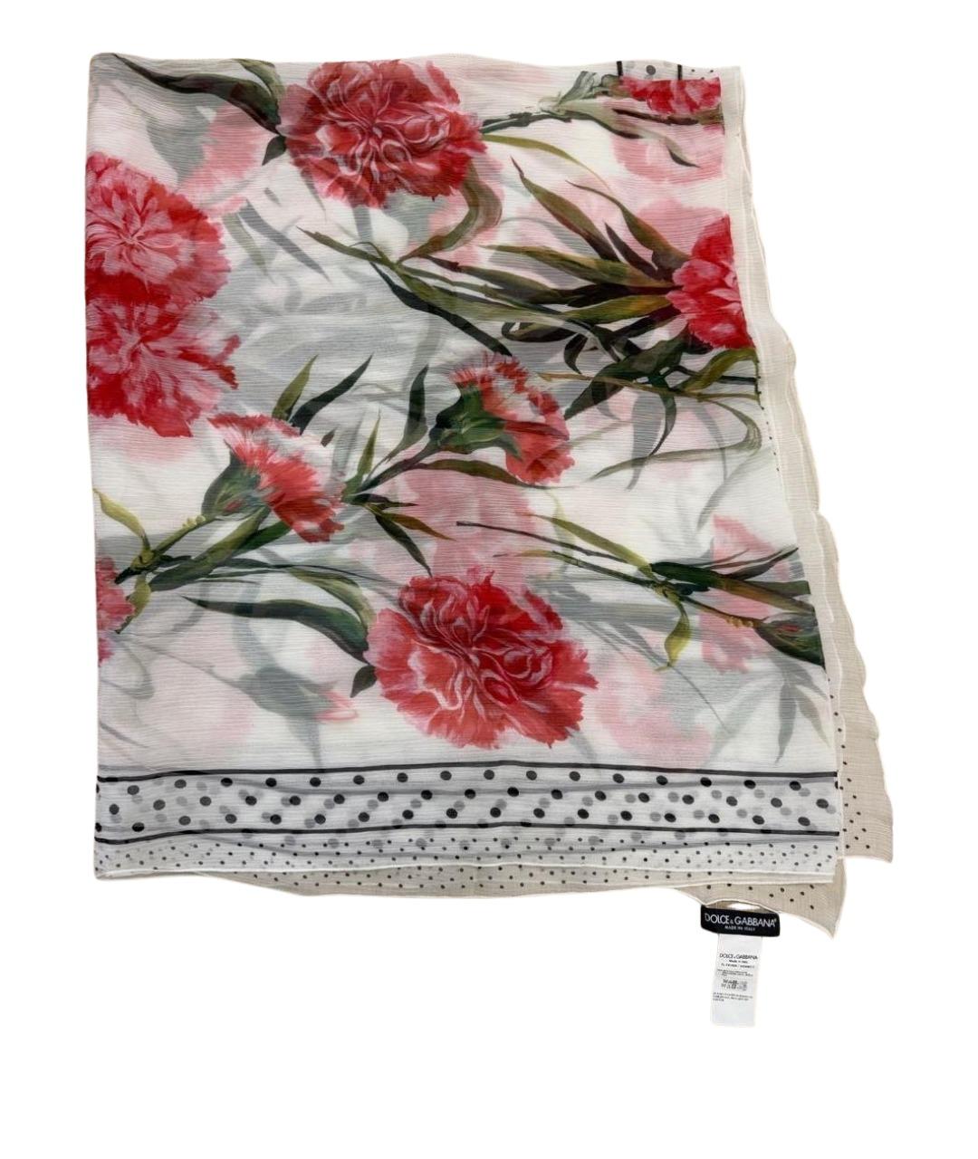 DOLCE&GABBANA Белый платок, фото 1