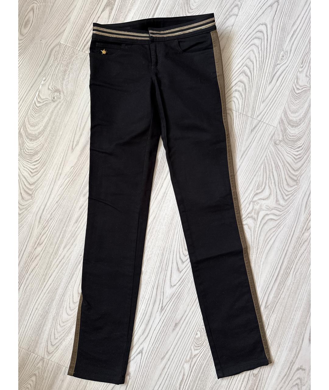 GUCCI Черные хлопко-эластановые прямые джинсы, фото 9