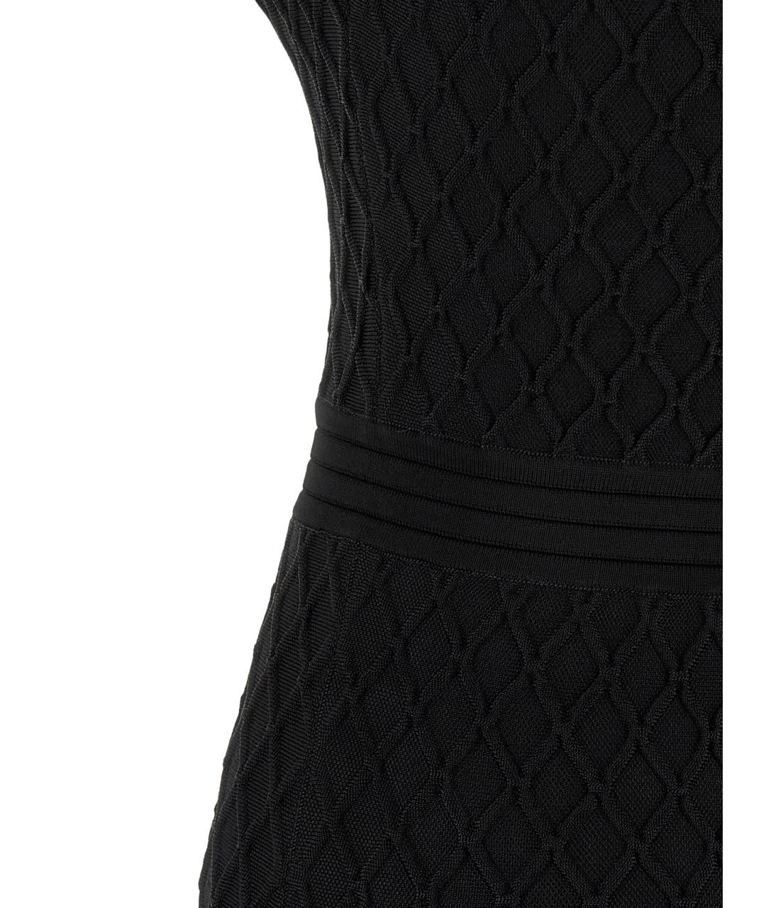 BALMAIN Черное вискозное повседневное платье, фото 4