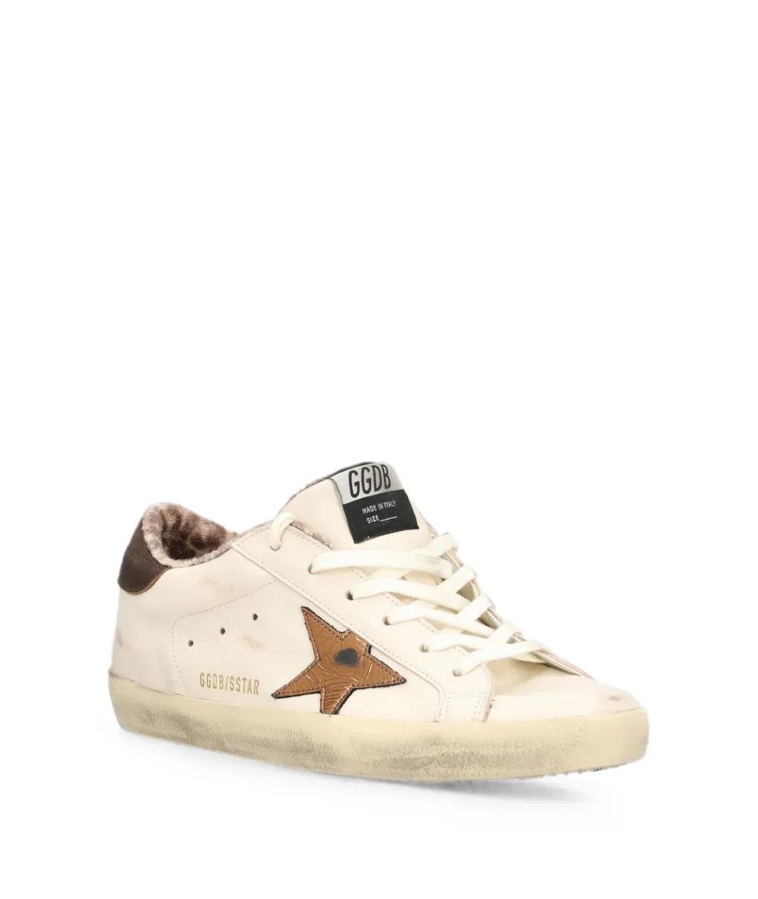GOLDEN GOOSE Кожаные кеды, фото 3