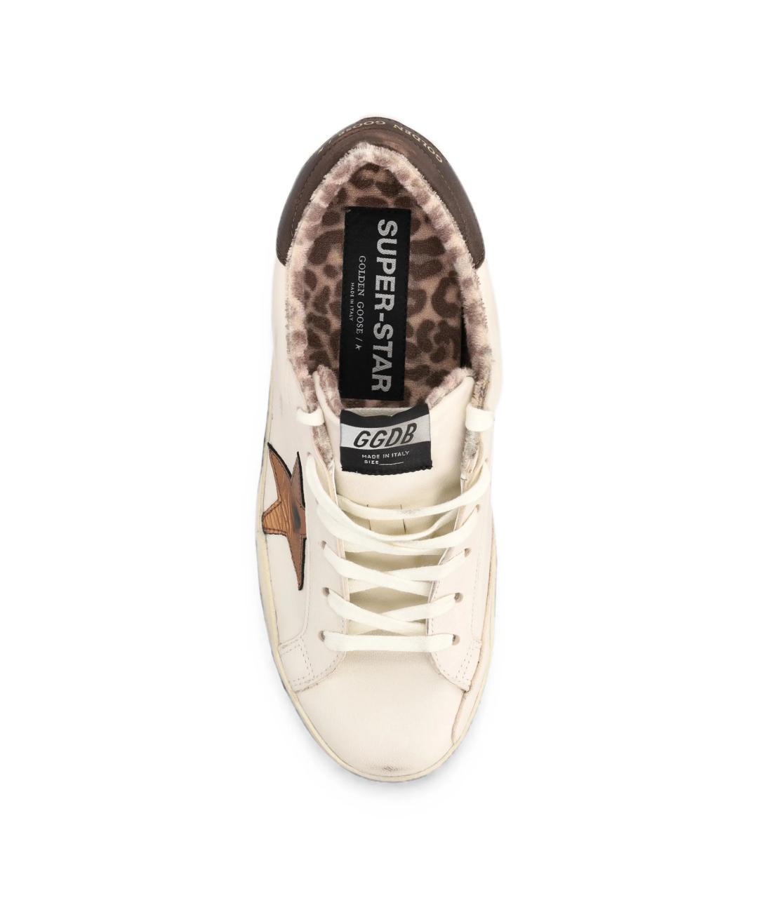 GOLDEN GOOSE Кожаные кеды, фото 4