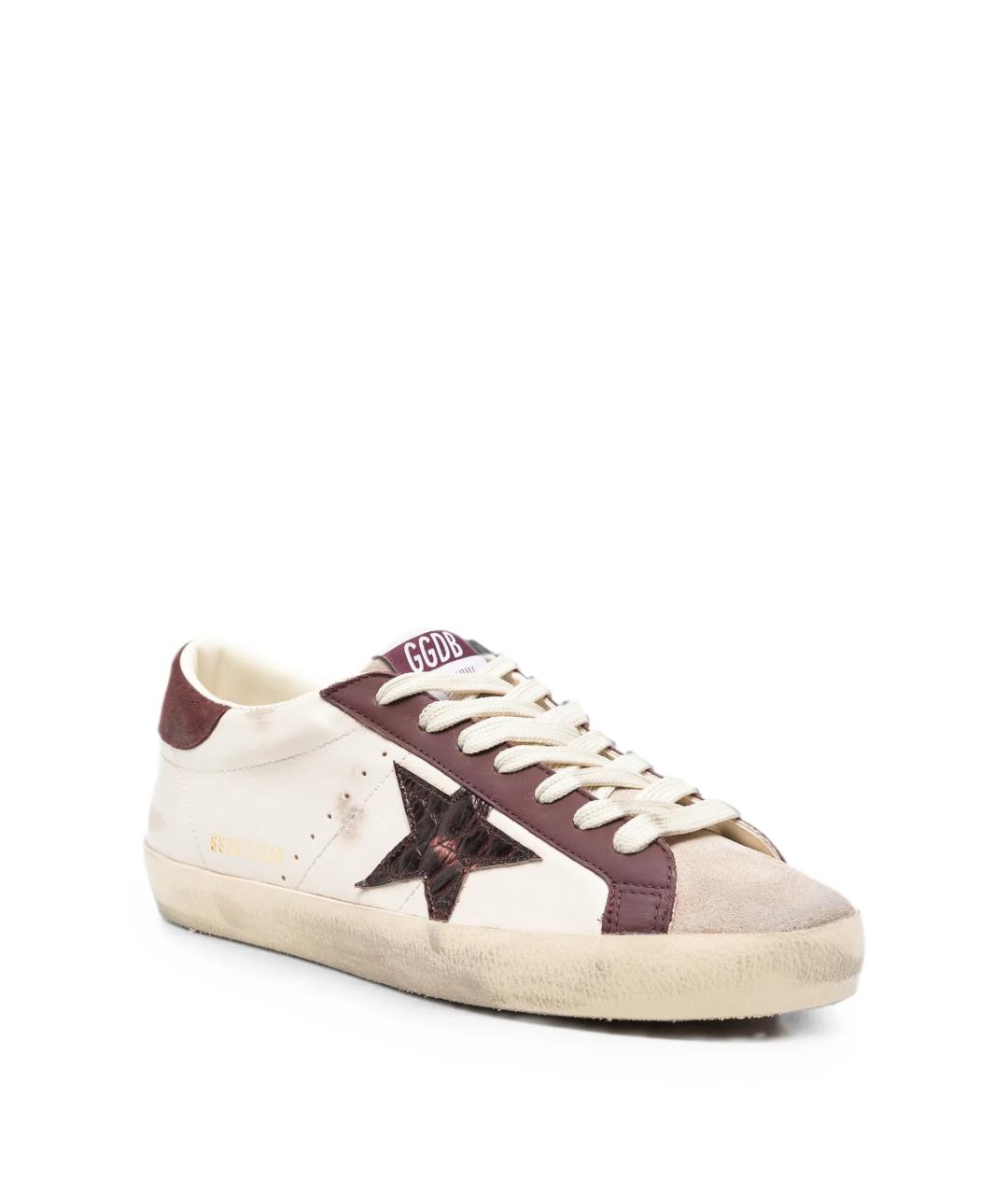 GOLDEN GOOSE Мульти кожаные низкие кроссовки / кеды, фото 2