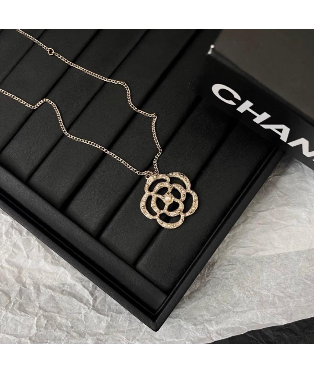 CHANEL Золотое колье, фото 4