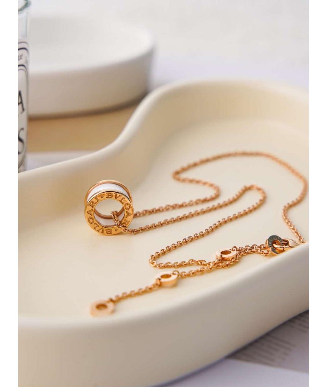 BVLGARI Золотое колье из розового золота, фото 4