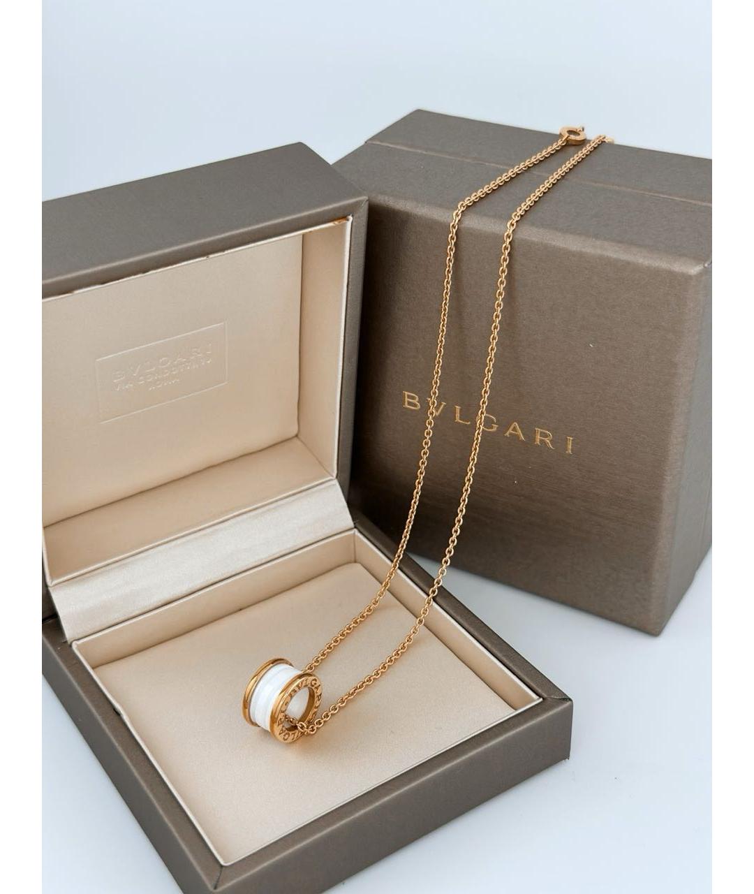 BVLGARI Золотое колье из розового золота, фото 2