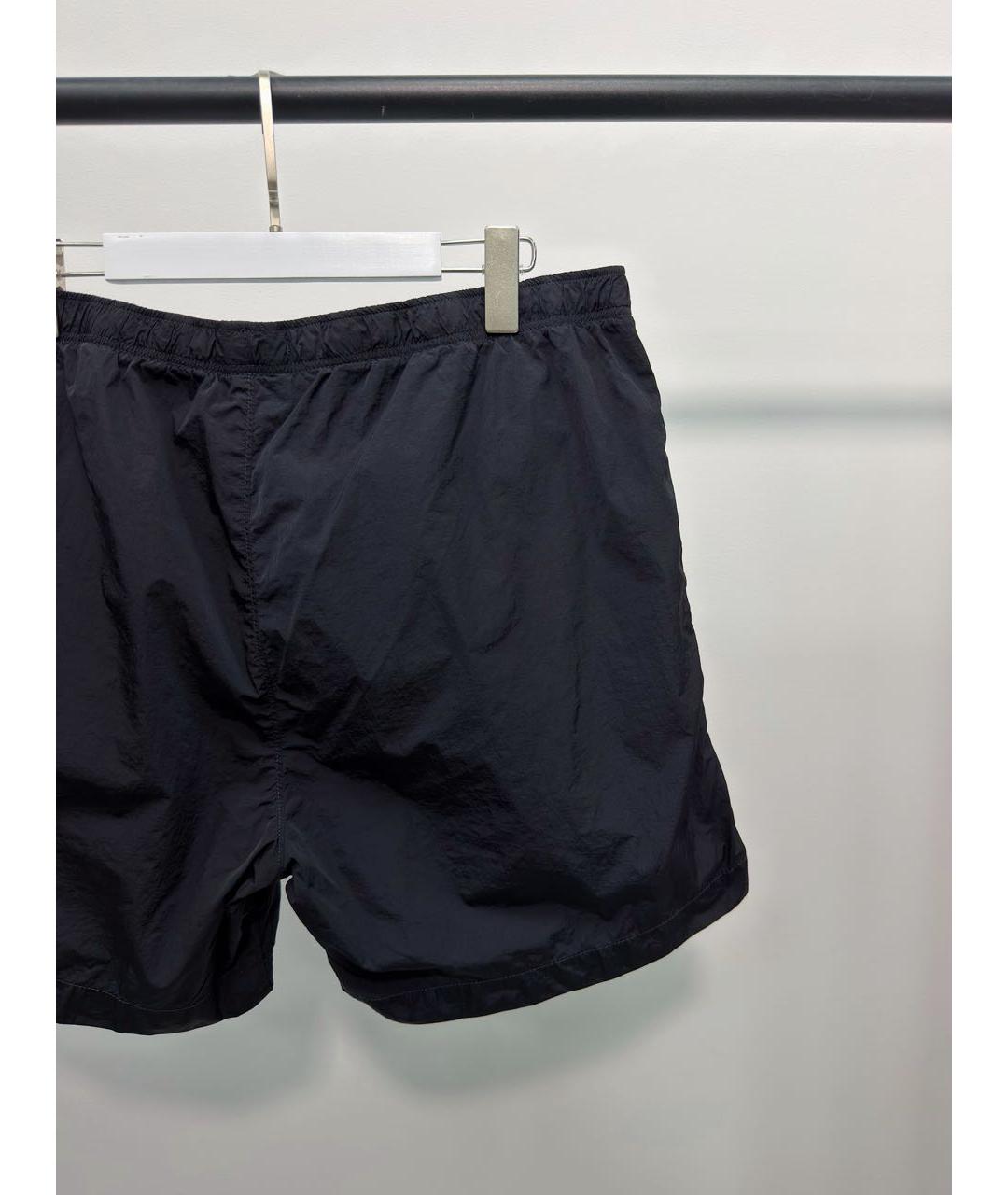 CP COMPANY Темно-синие синтетические шорты, фото 4
