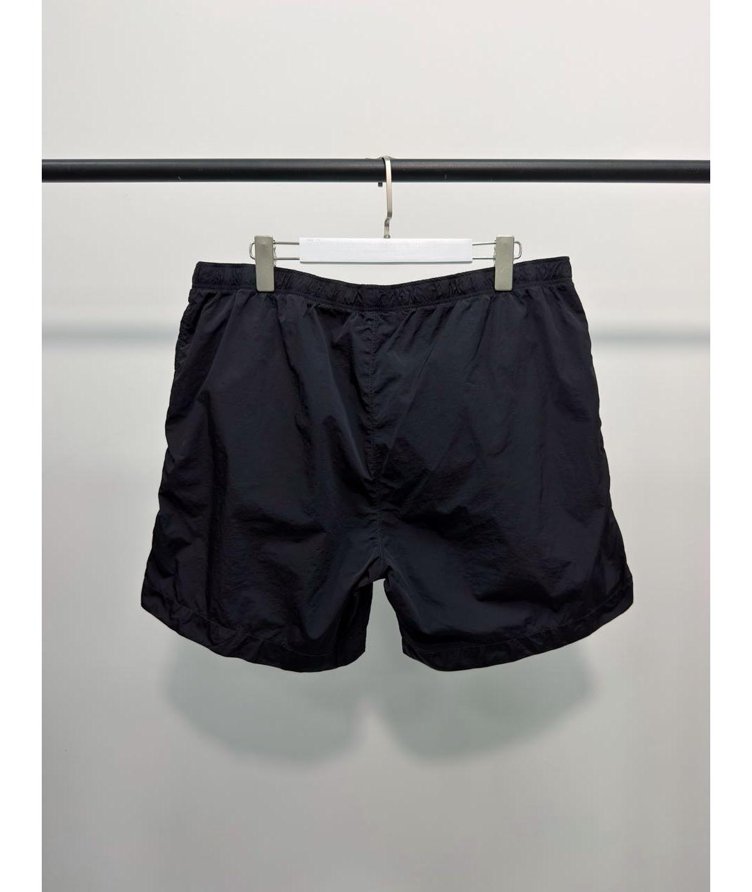 CP COMPANY Темно-синие синтетические шорты, фото 3