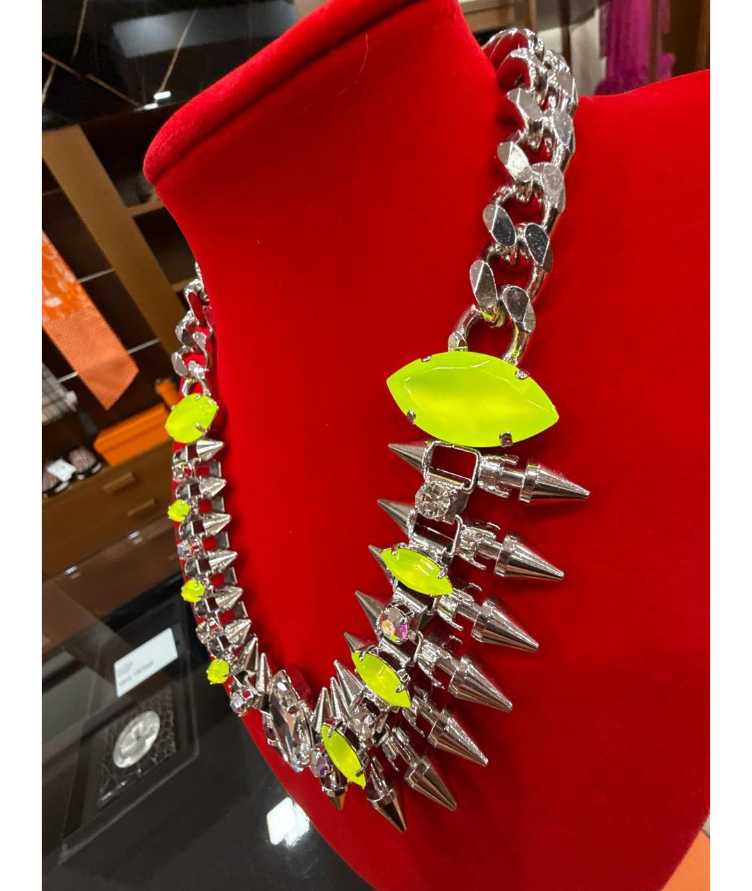 PHILIPP PLEIN Желтое колье, фото 2