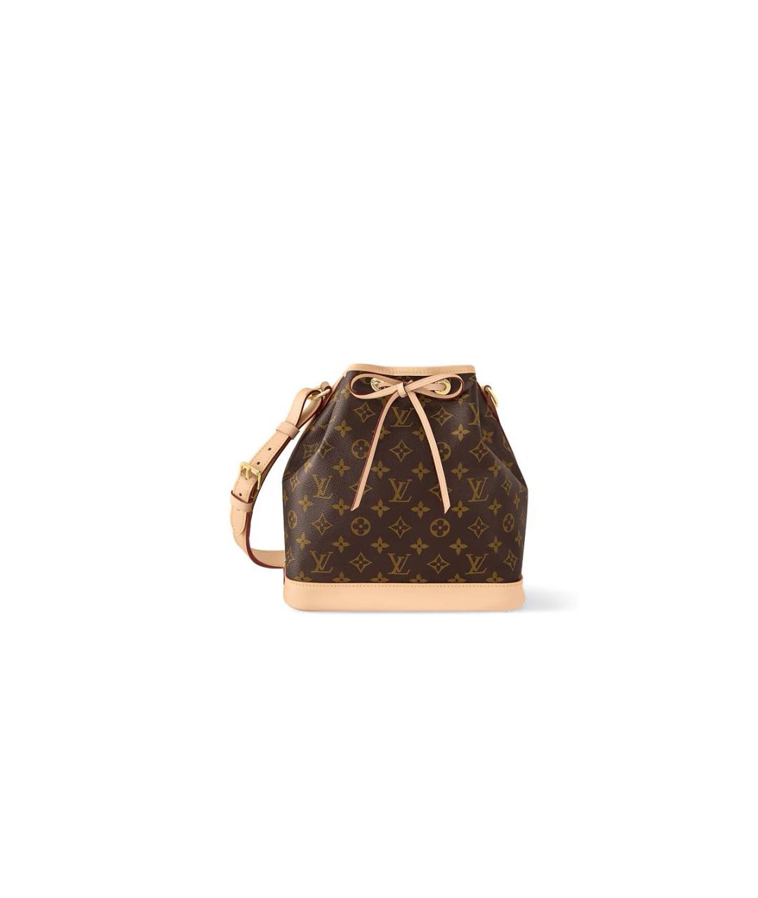 LOUIS VUITTON Коричневая сумка тоут из канвы, фото 9