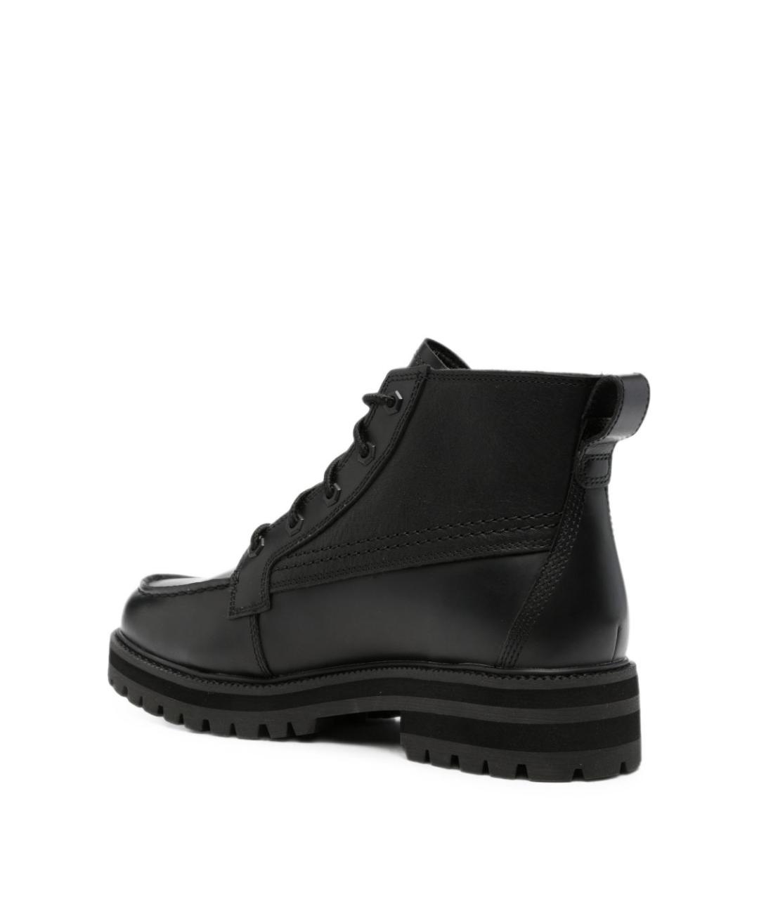 TIMBERLAND Черные кожаные низкие ботинки, фото 2