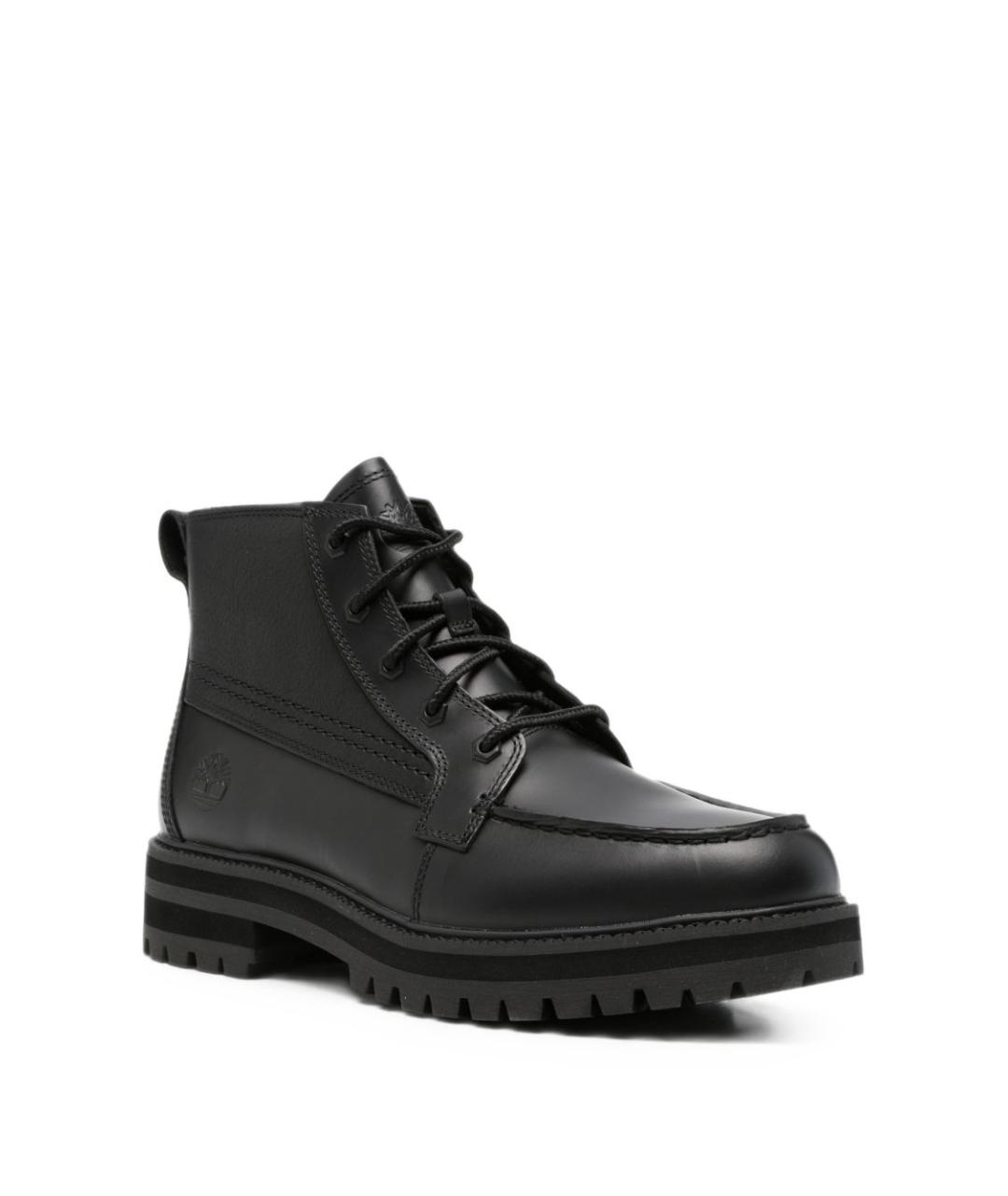 TIMBERLAND Черные кожаные низкие ботинки, фото 4