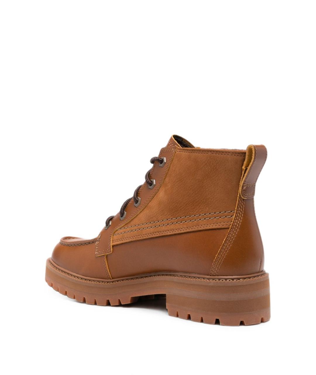 TIMBERLAND Коричневые кожаные низкие ботинки, фото 2