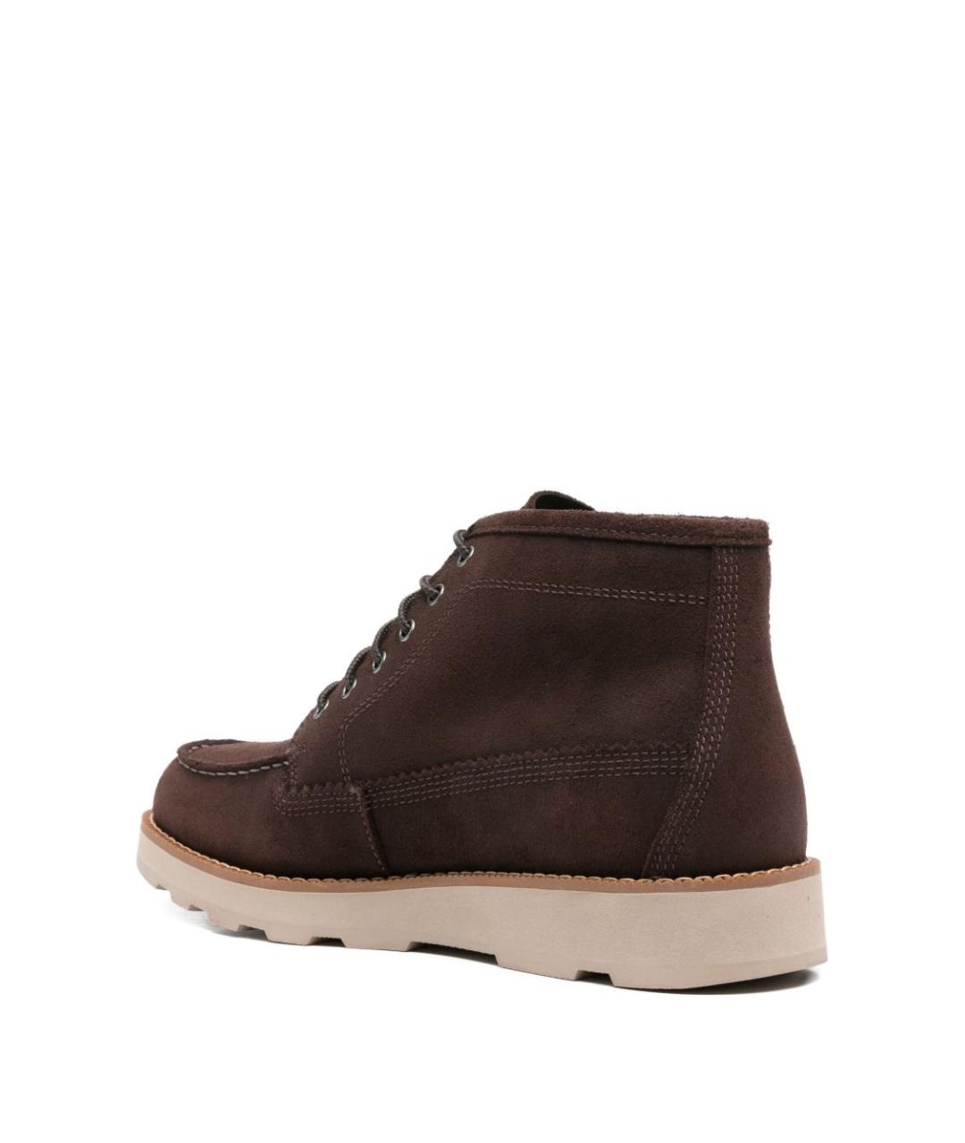 TIMBERLAND Коричневые кожаные низкие ботинки, фото 4