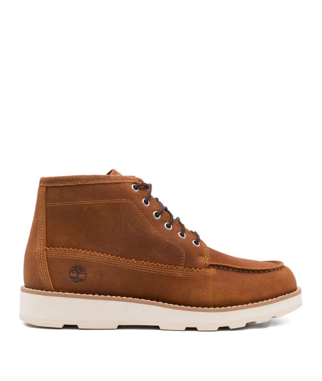 TIMBERLAND Коричневые замшевые низкие ботинки, фото 1