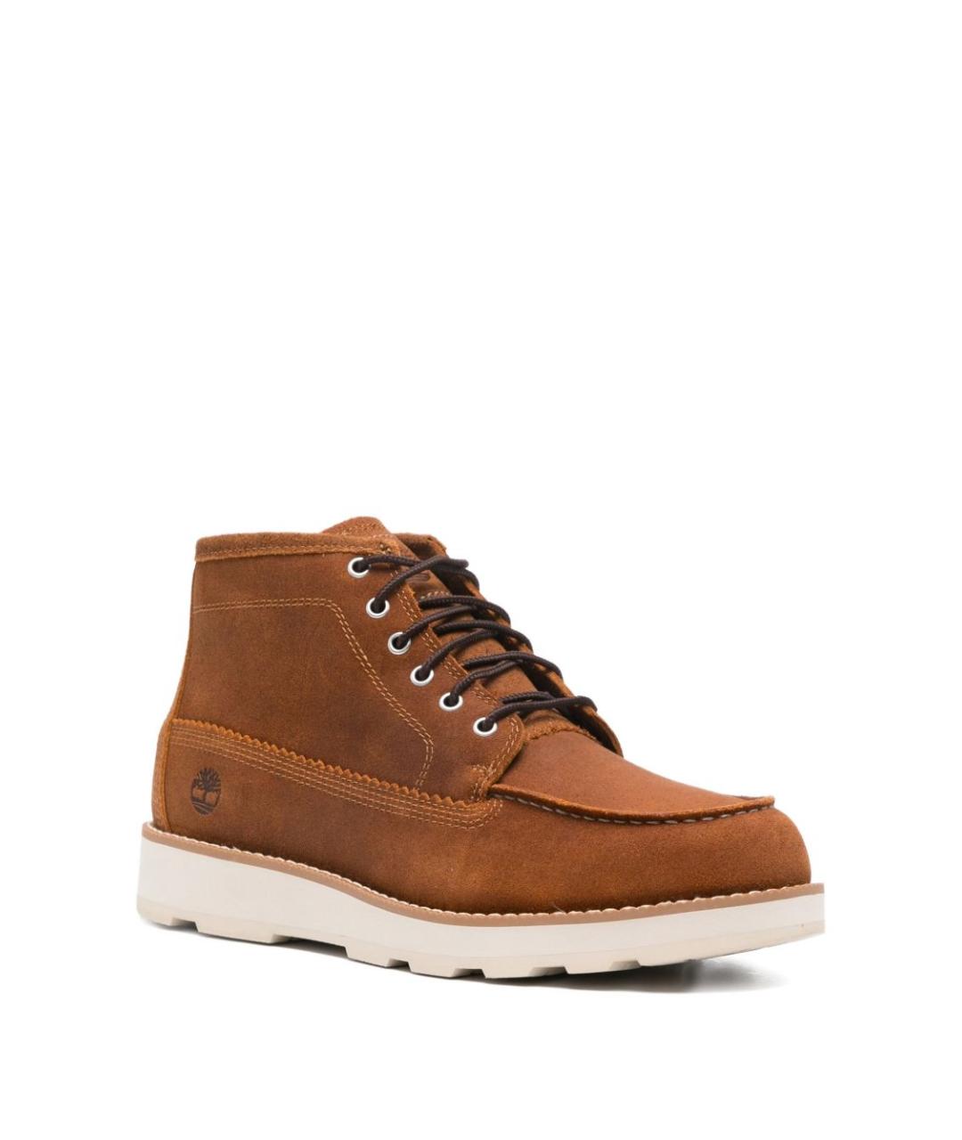 TIMBERLAND Коричневые замшевые низкие ботинки, фото 3
