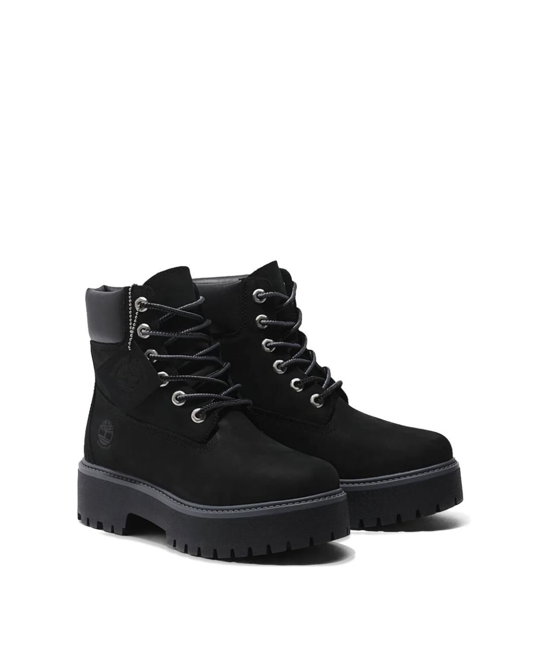 TIMBERLAND Черные кожаные ботинки, фото 4