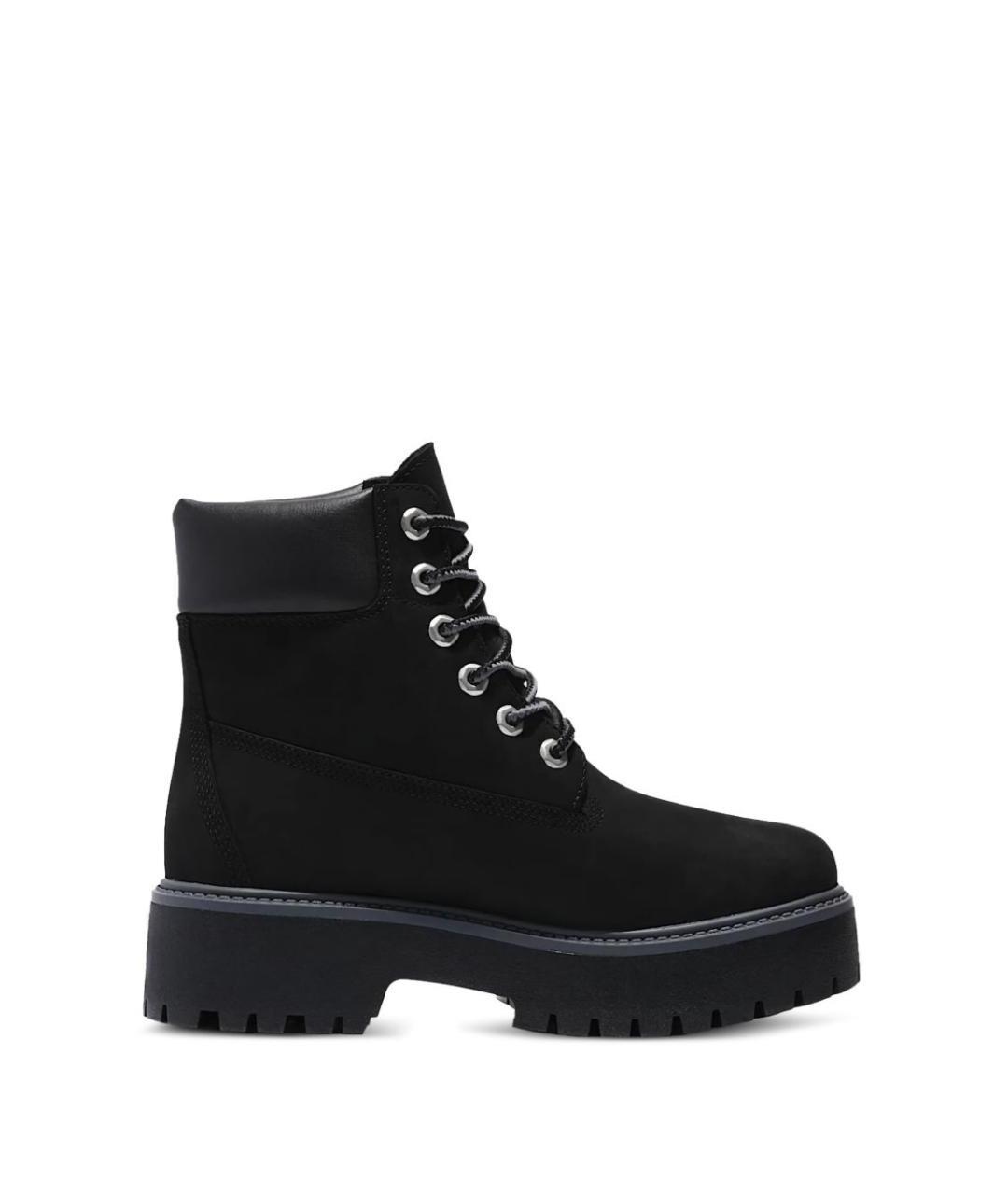 TIMBERLAND Черные кожаные ботинки, фото 1