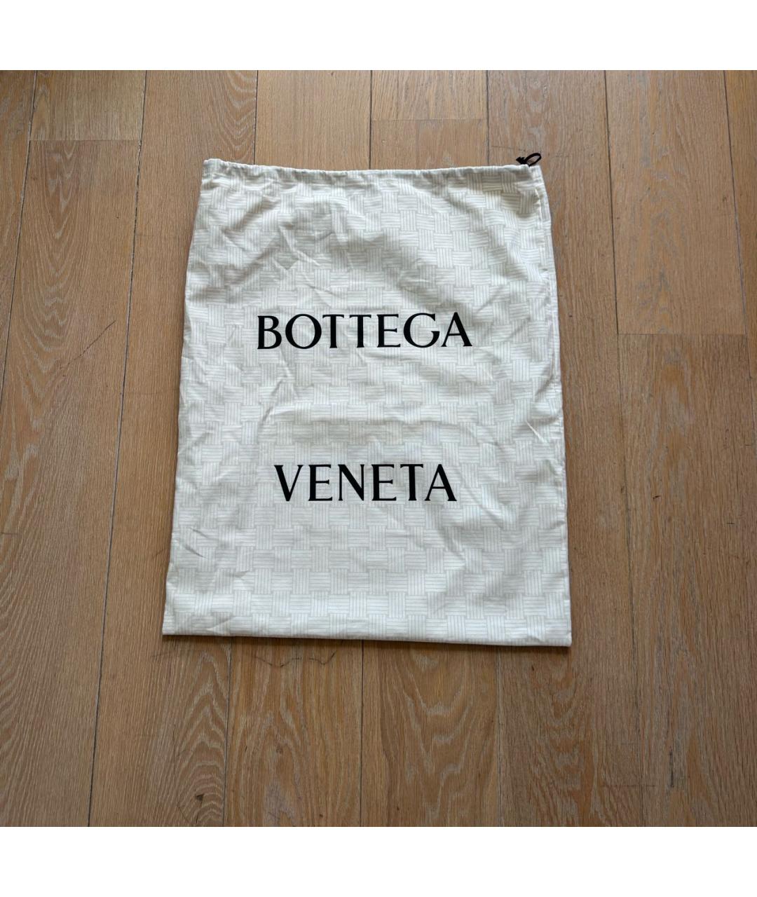 BOTTEGA VENETA Желтая кожаная сумка тоут, фото 7