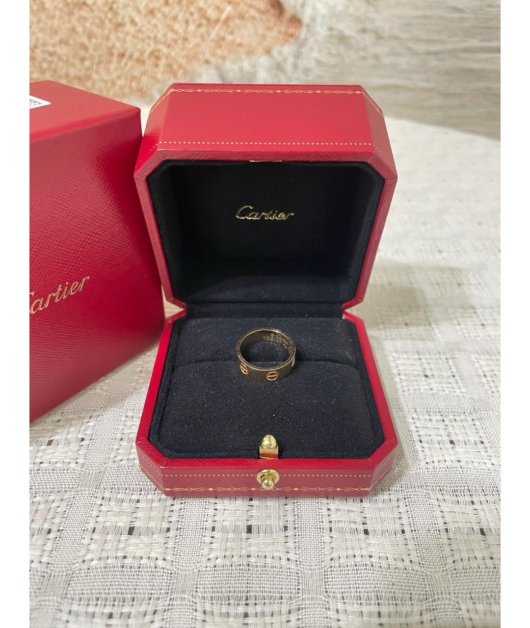 CARTIER Золотое кольцо из розового золота, фото 7
