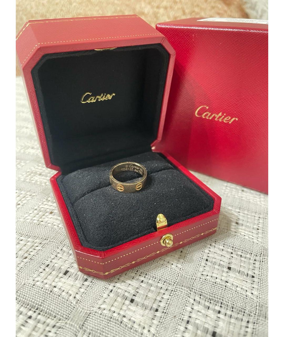 CARTIER Золотое кольцо из розового золота, фото 5