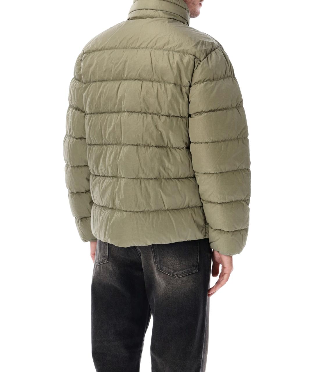CP COMPANY Серый полиамидовый пуховик, фото 2