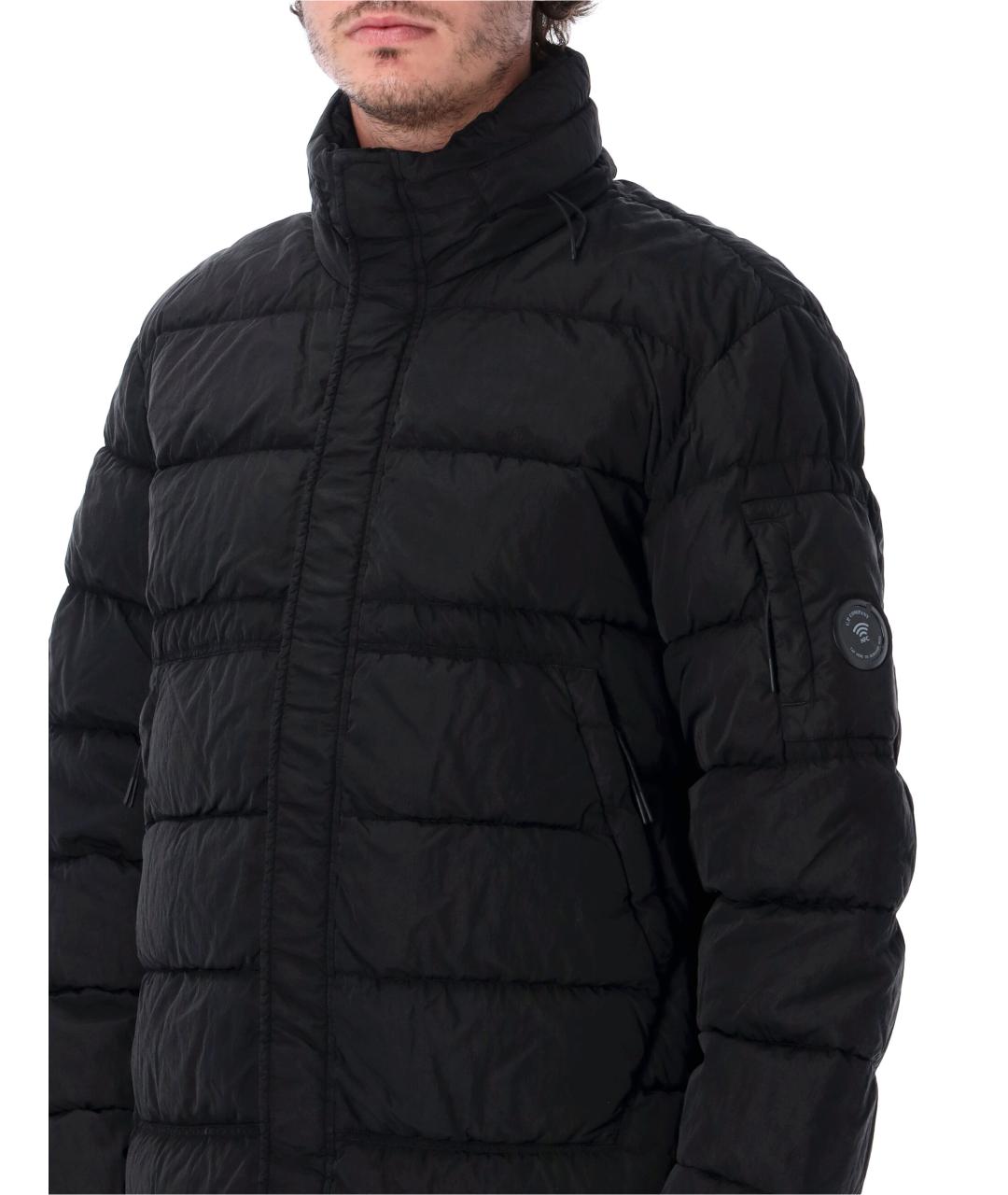 CP COMPANY Черный полиамидовый пуховик, фото 3