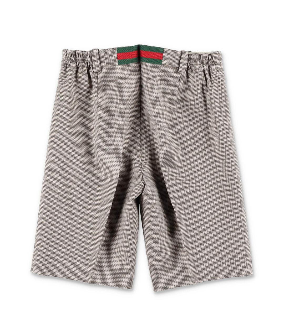 GUCCI Бежевые детские шорты, фото 3