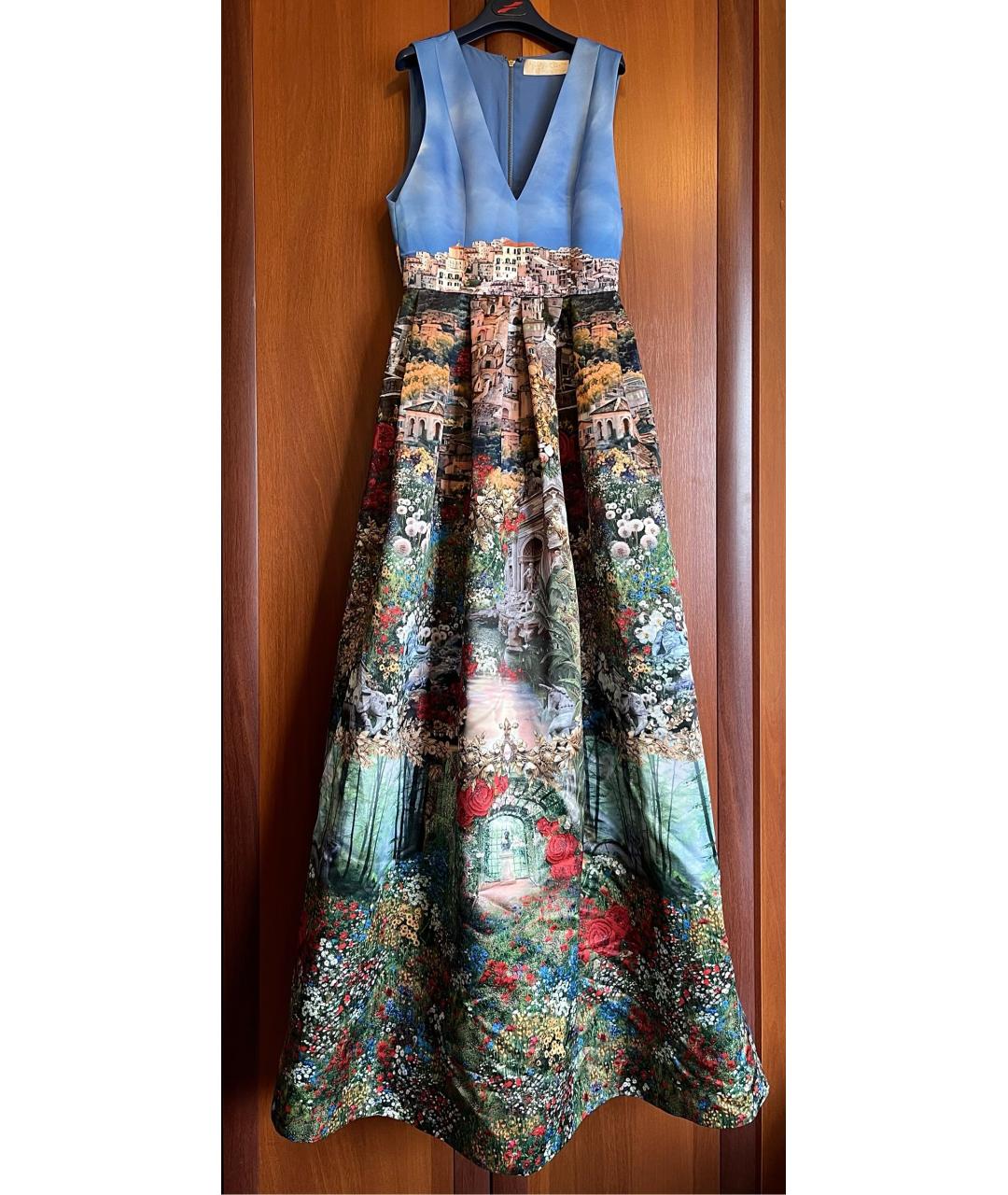 ALICE+OLIVIA Мульти полиэстеровое вечернее платье, фото 4