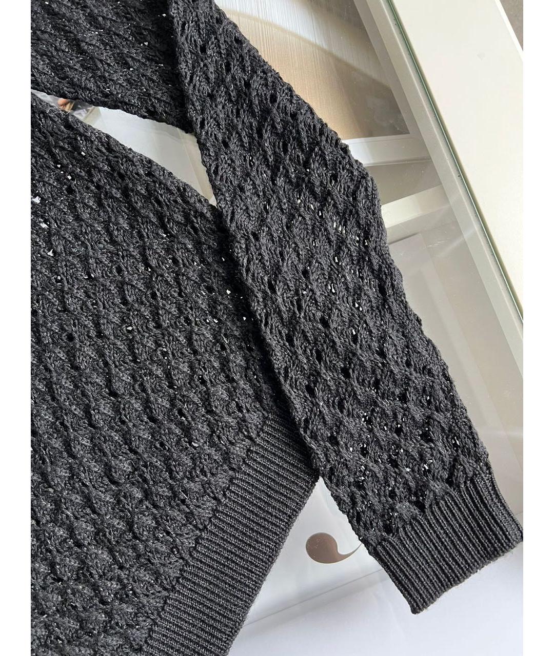 SAINT LAURENT Черный джемпер / свитер, фото 8