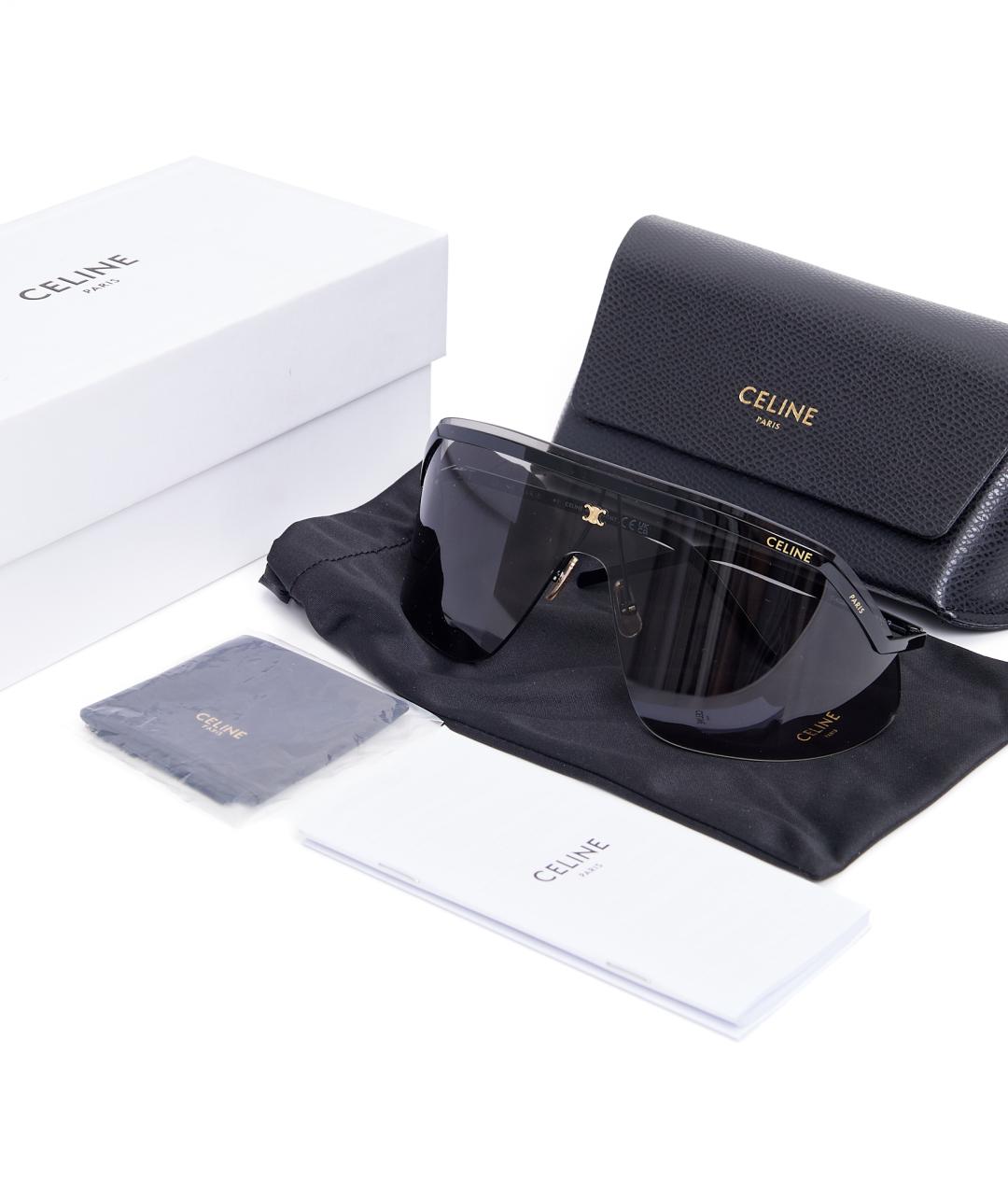 CELINE Серые металлические солнцезащитные очки, фото 5